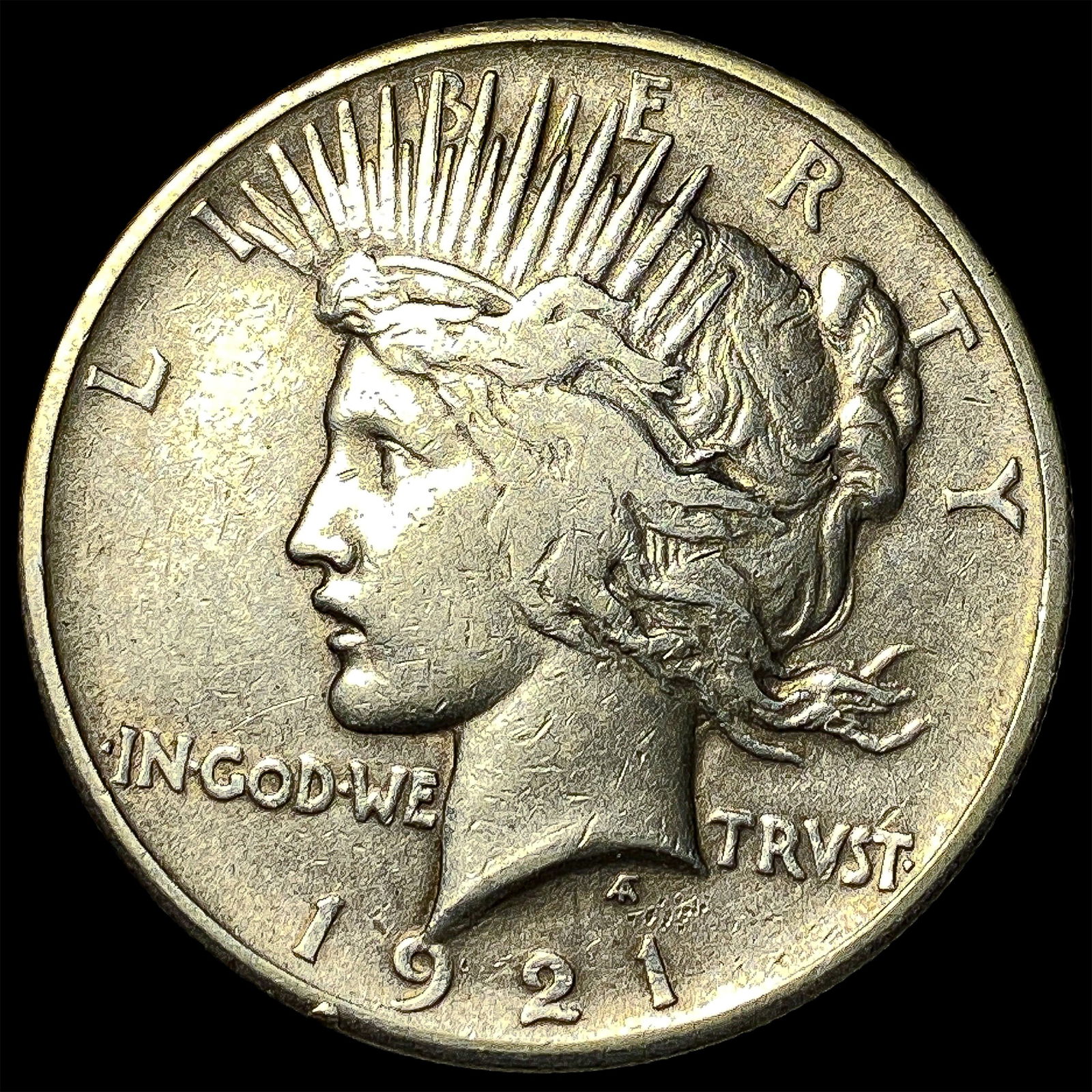 1921 Silver Peace Dollar CLOSELY UNCIRCULATED: 1921 Silver Peace Dollar CLOSELY UNCIRCULATED