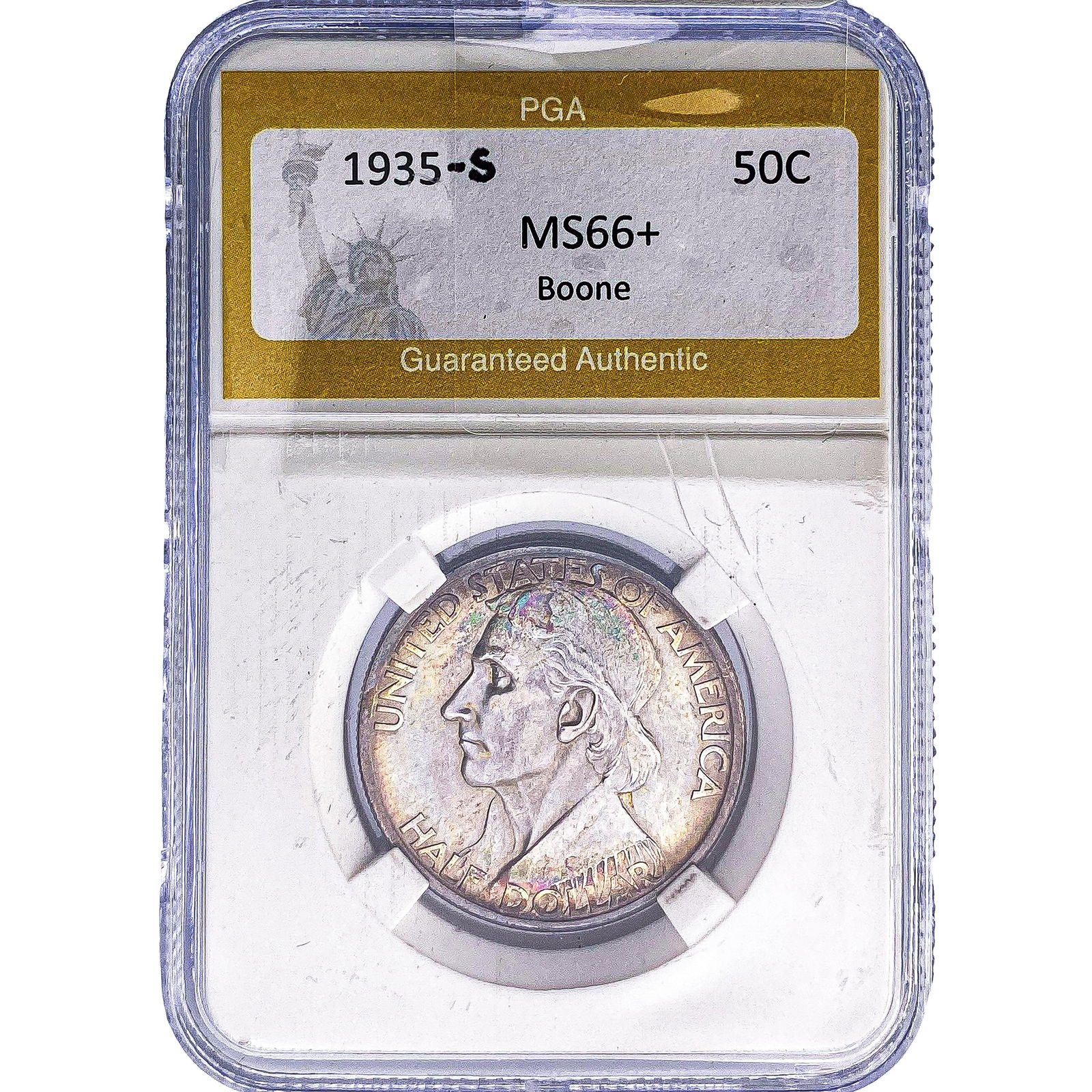 1935 Boone Half Dollar PGA MS66+ (1 of 2)