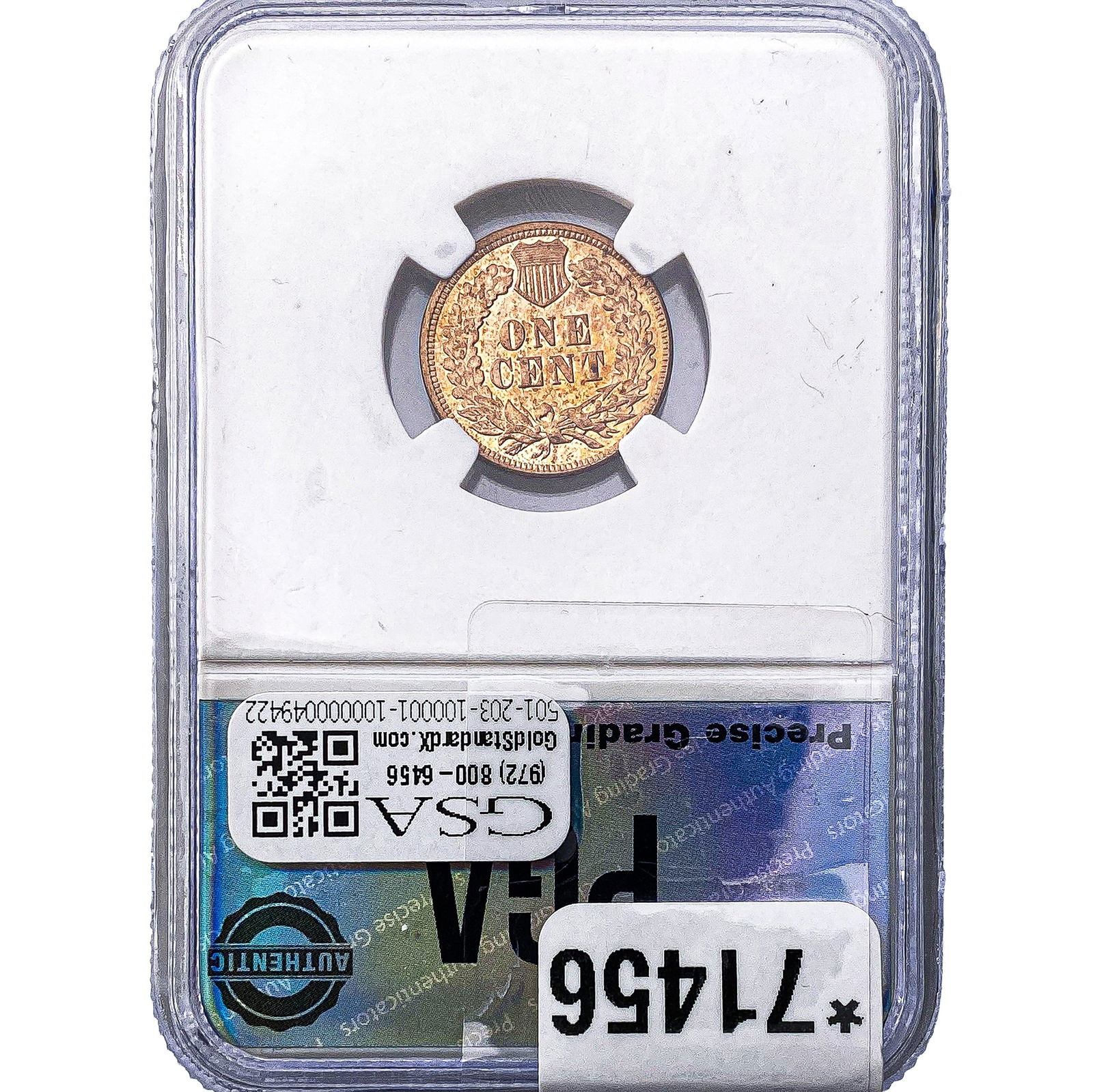 1908 Indian Head Cent PGA MS64 RD - 2