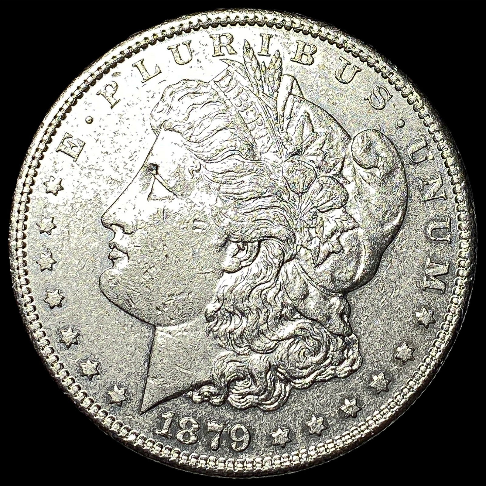 1879-S Silver Morgan Dollar CLOSELY UNCIRCULATED: 1879-S Silver Morgan Dollar CLOSELY UNCIRCULATED
