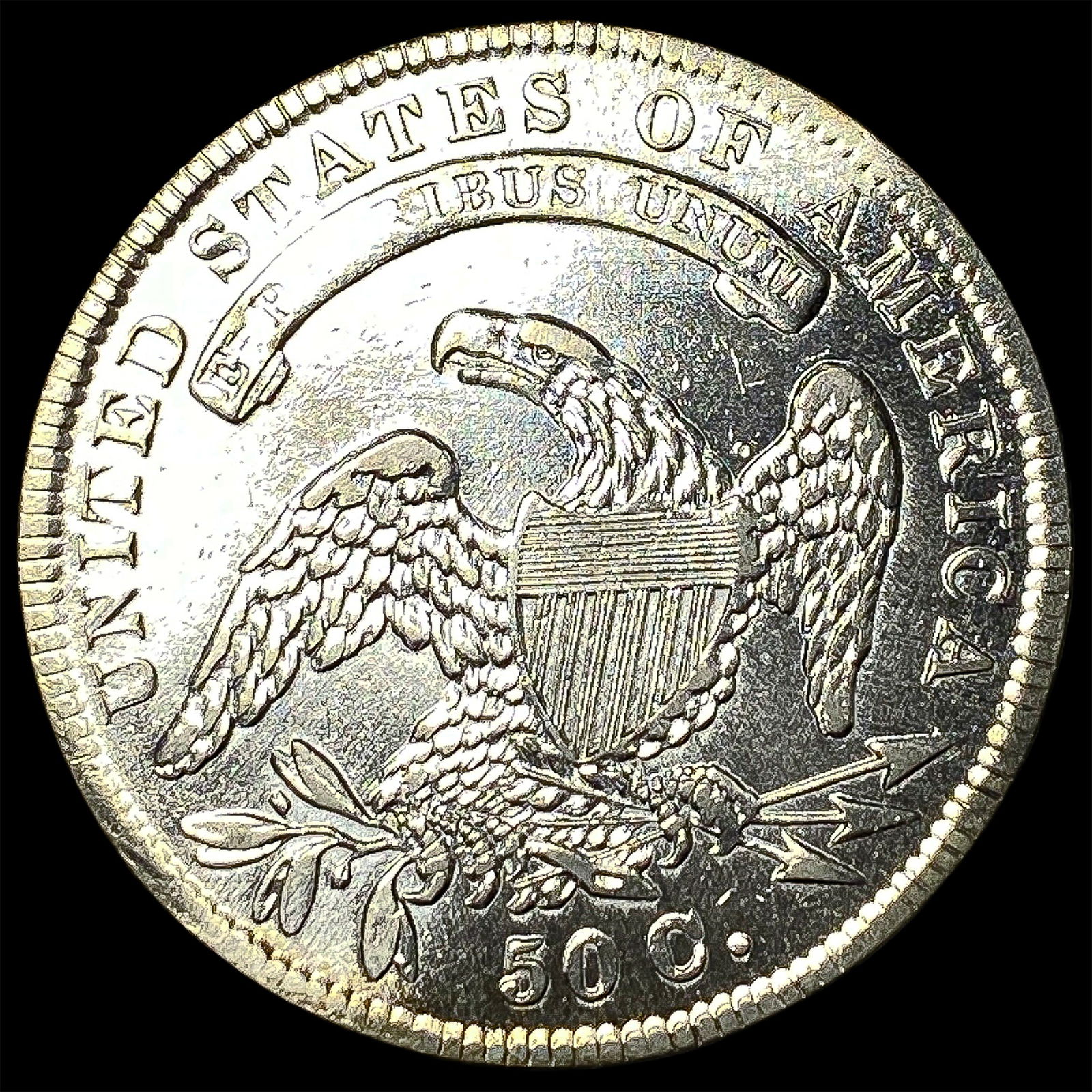 1834 Capped Bust Half Dollar CLOSELY UNCIRCULATED - 2