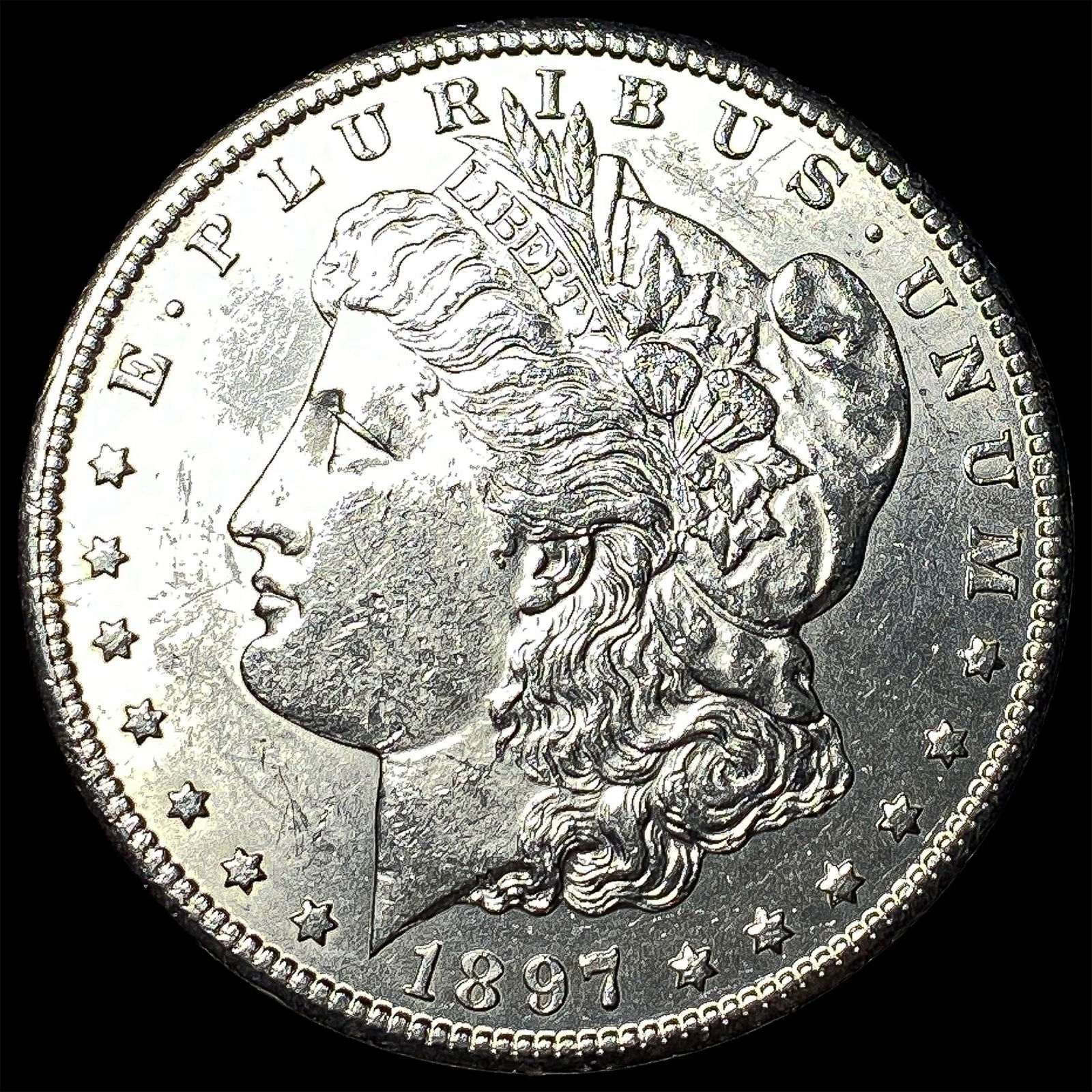 1897-S Silver Morgan Dollar UNCIRCULATED: 1897-S Silver Morgan Dollar UNCIRCULATED