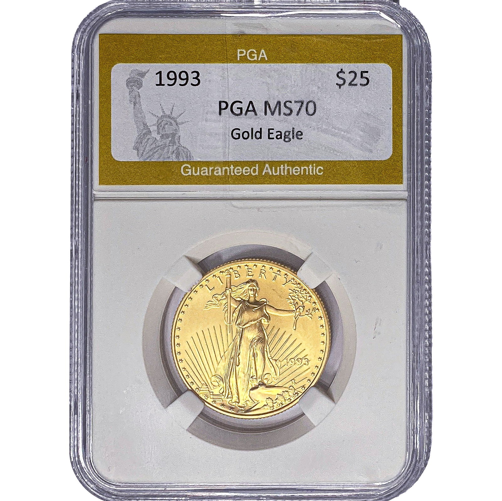 1993 1/2oz $25 Gold Eagle PGA MS70 (1 of 2)