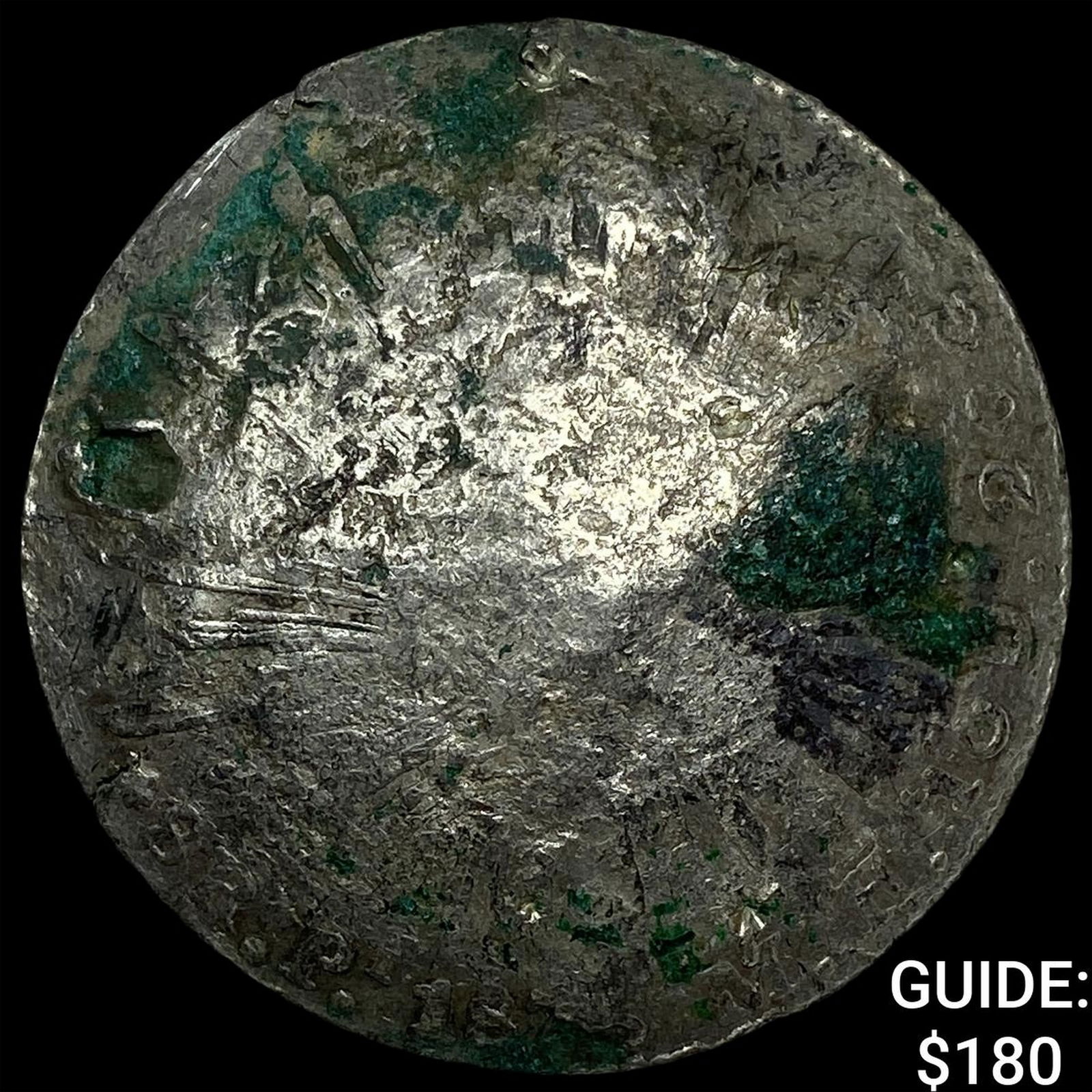 Mexico Silver 8 Reales Punch Marked NEARLY UNCIRCULATED: Mexico Silver 8 Reales Punch Marked NEARLY UNCIRCULATED