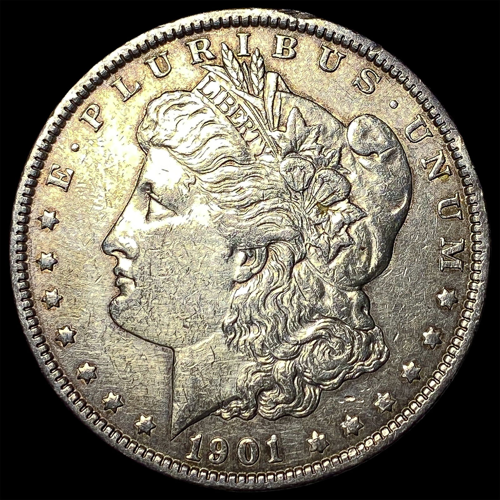 1901 Silver Morgan Dollar NEARLY UNCIRCULATED (1 of 2)