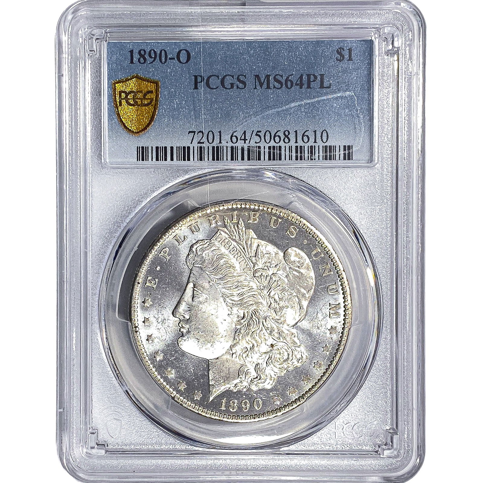1890-o Morgan Silver Dollar PCGS MS64 PL (1 of 2)