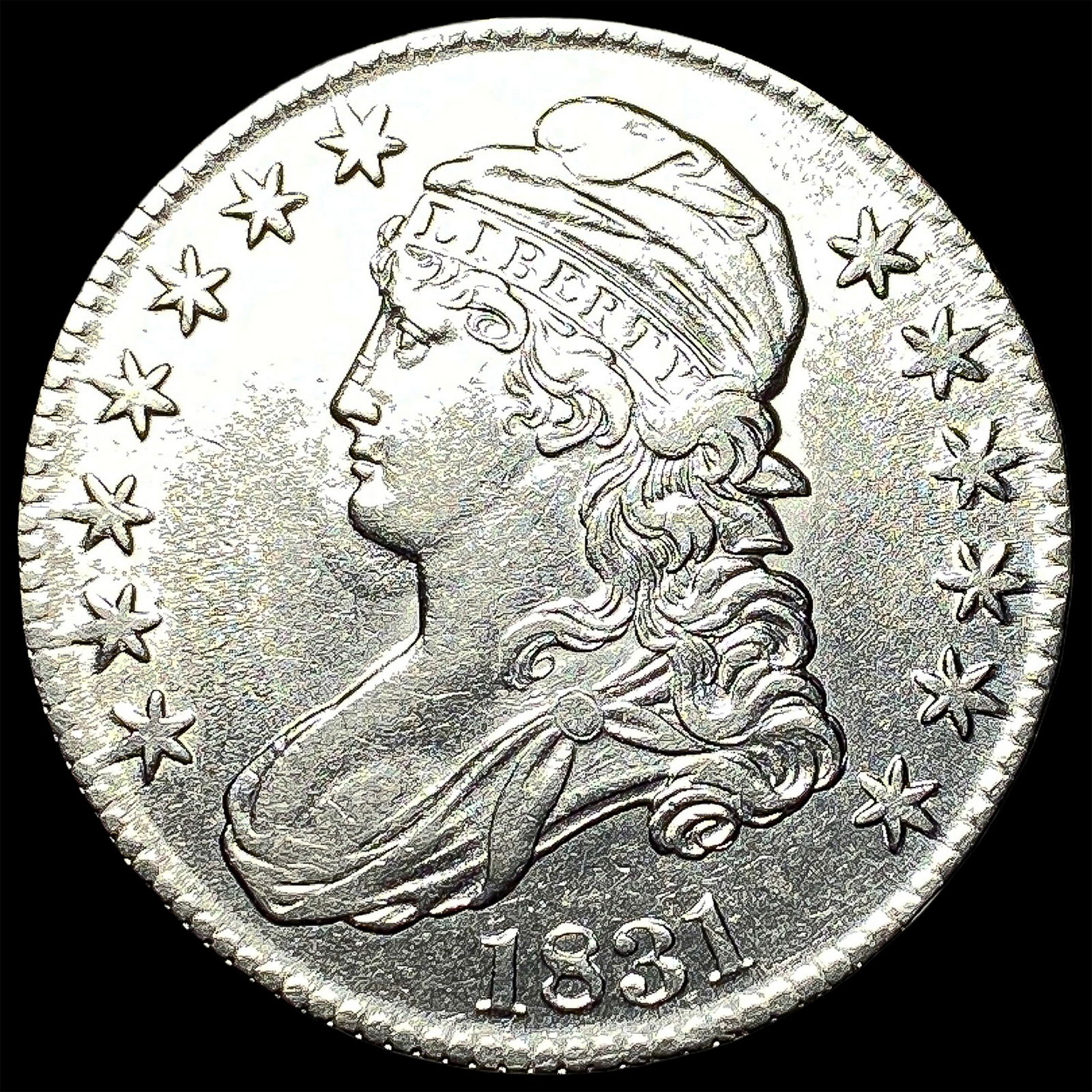 1831 Capped Bust Half Dollar UNCIRCULATED (1 of 2)