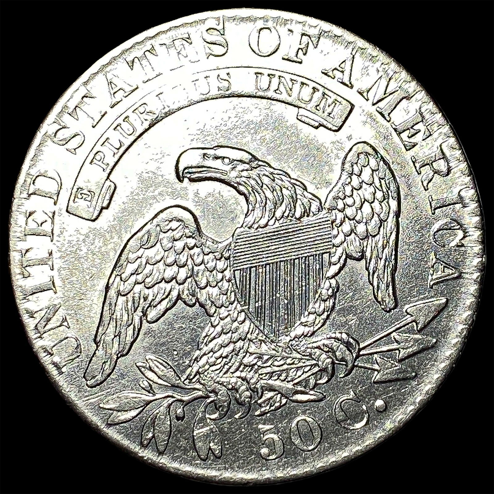 1831 Capped Bust Half Dollar UNCIRCULATED - 2