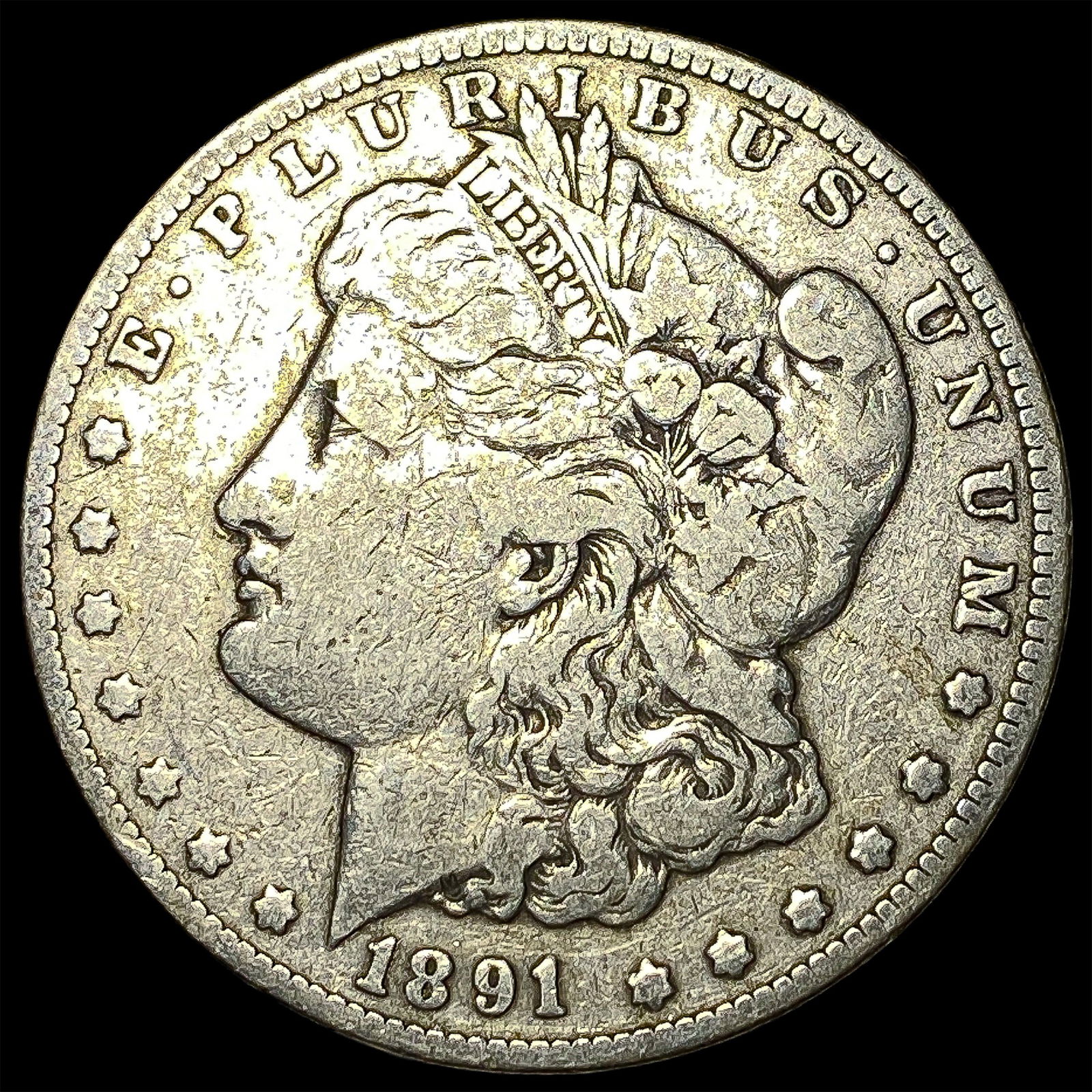 1891-CC Silver Morgan Dollar NICELY CIRCULATED (1 of 2)