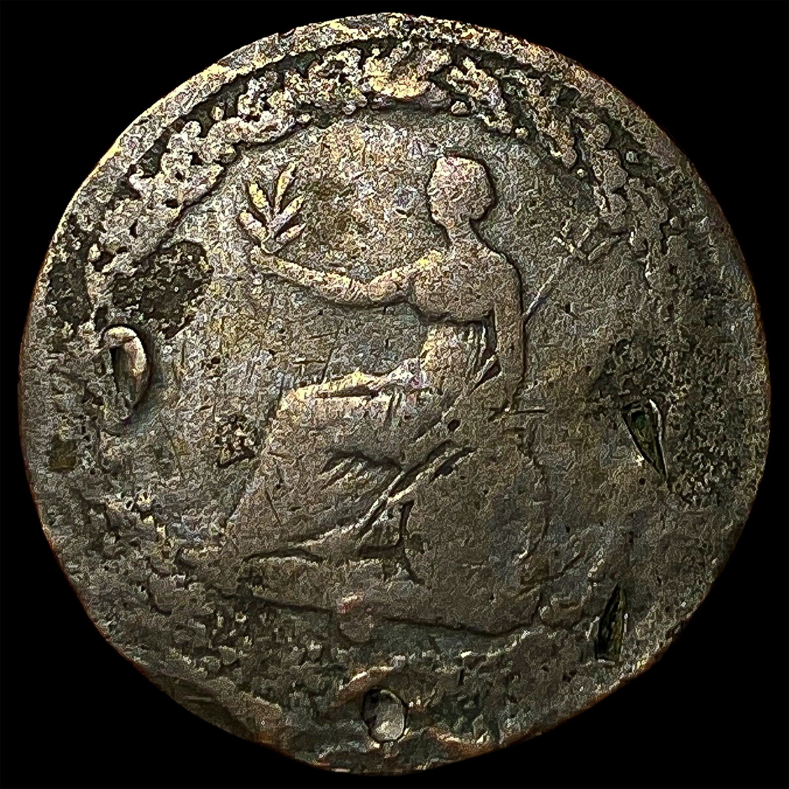 1815 Copper Half Penny Token HIGH GRADE (1 of 2)