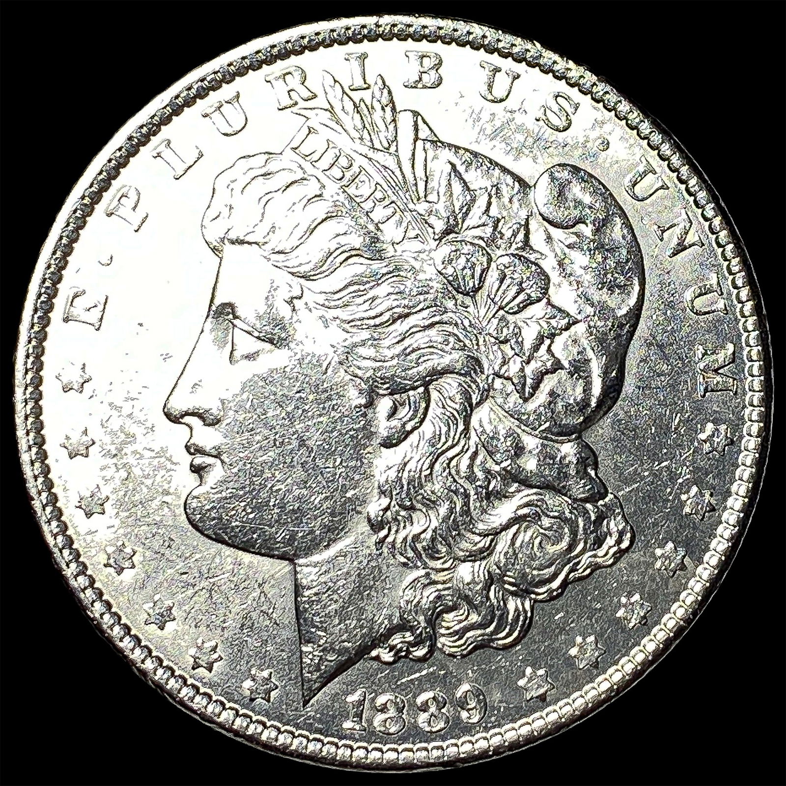 1889 Silver Morgan Dollar CLOSELY UNCIRCULATED (1 of 2)