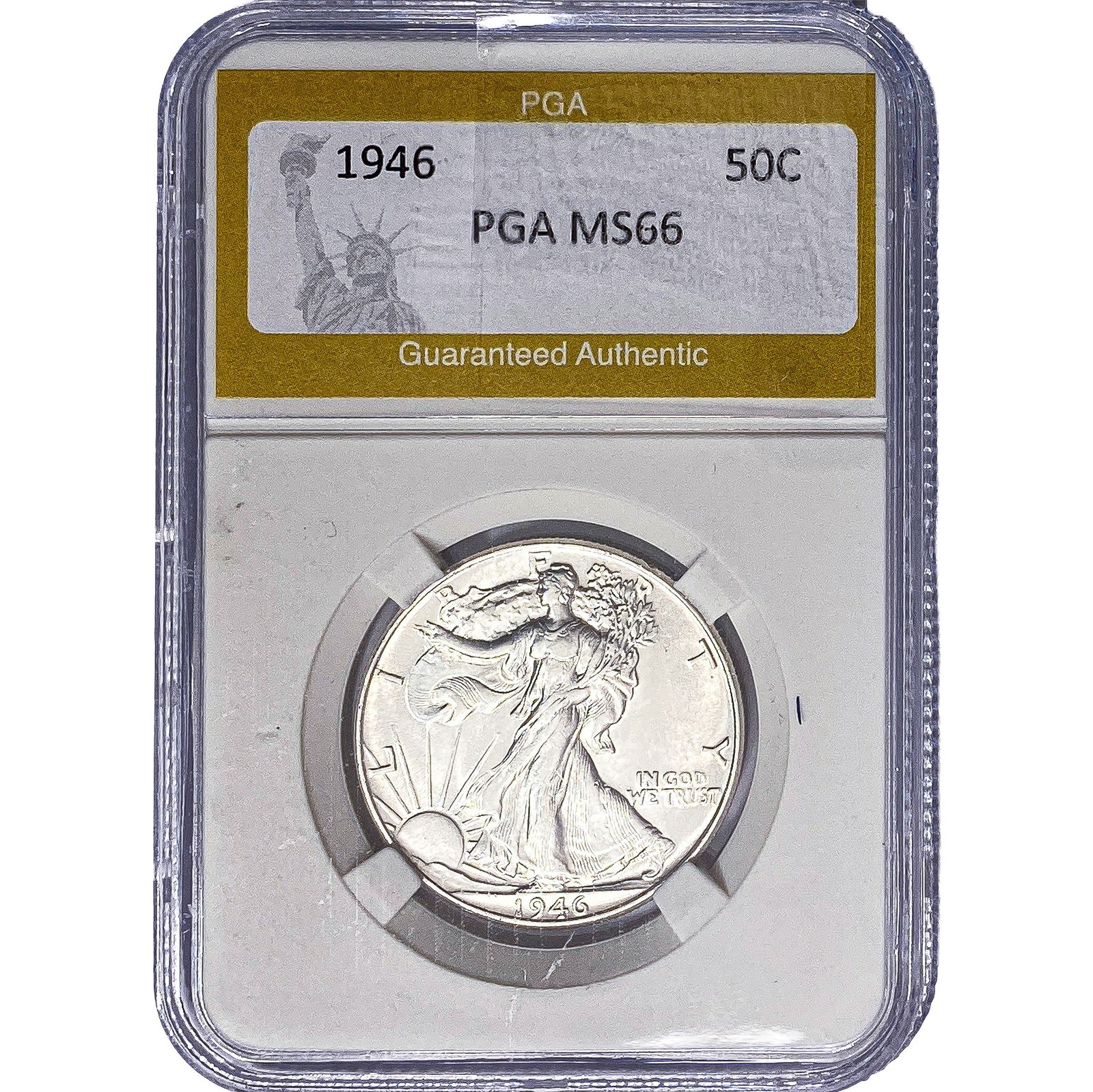 1946 Walking Liberty Half Dollar PGA MS66 (1 of 2)