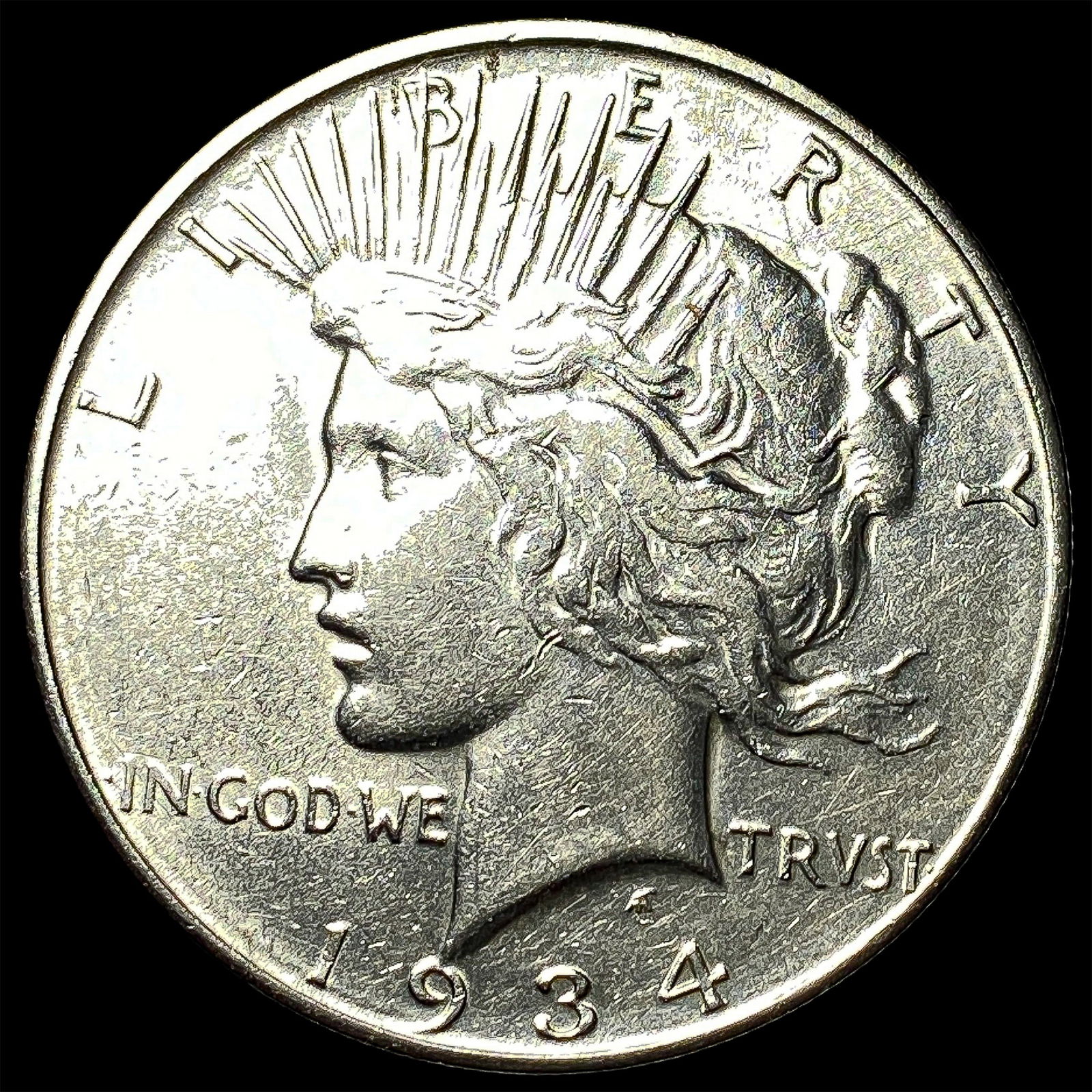 1934 Silver Peace Dollar UNCIRCULATED: 1934 Silver Peace Dollar UNCIRCULATED