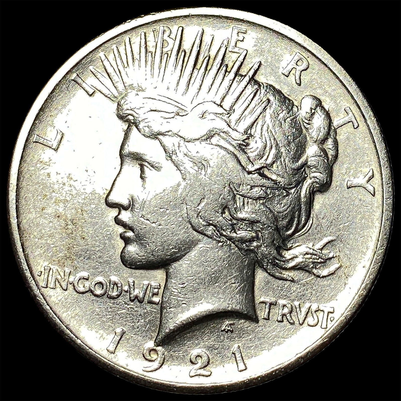 1921 Silver Peace Dollar CLOSELY UNCIRCULATED: 1921 Silver Peace Dollar CLOSELY UNCIRCULATED