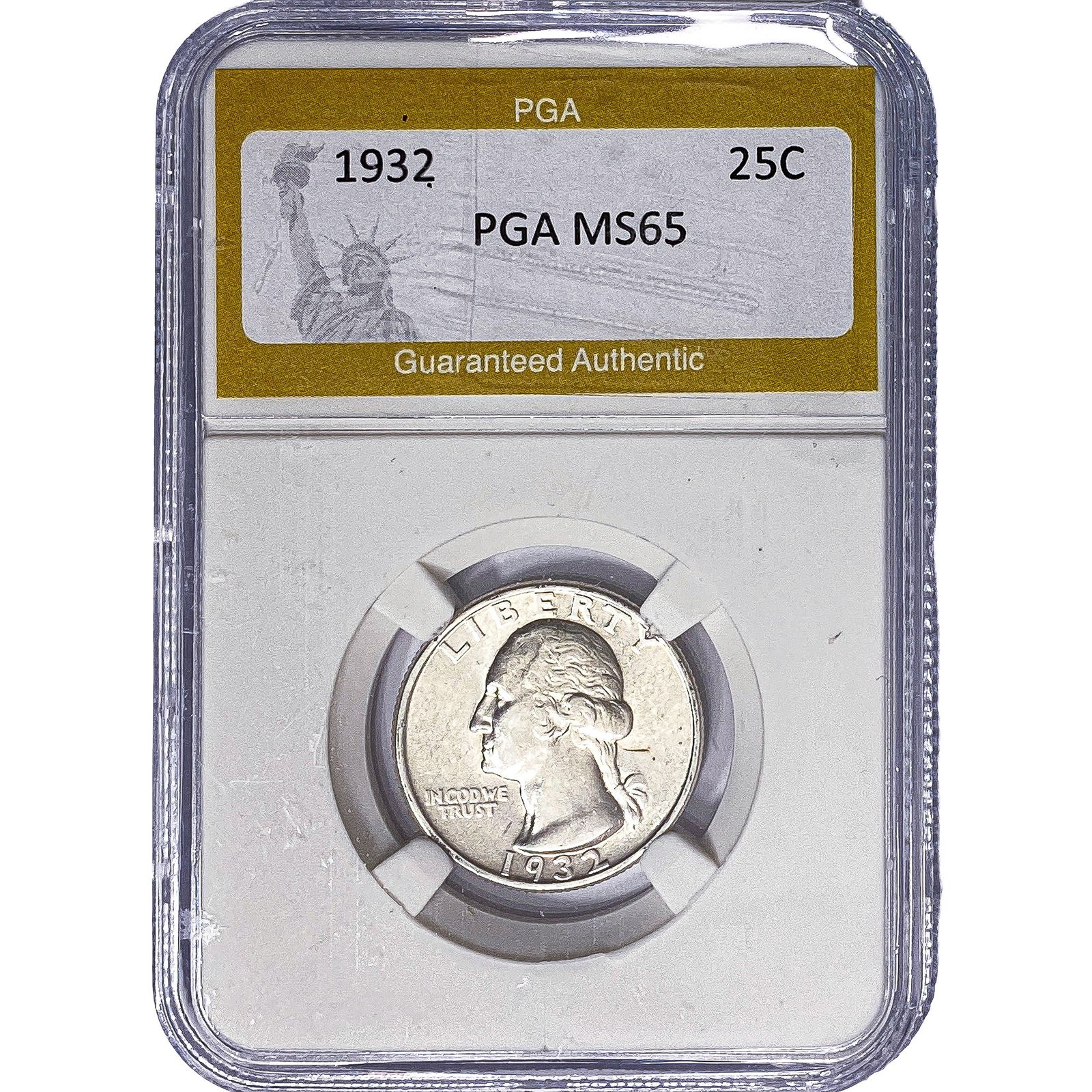 1932 Washington Silver Quarter PGA MS65: 1932 Washington Silver Quarter PGA MS65