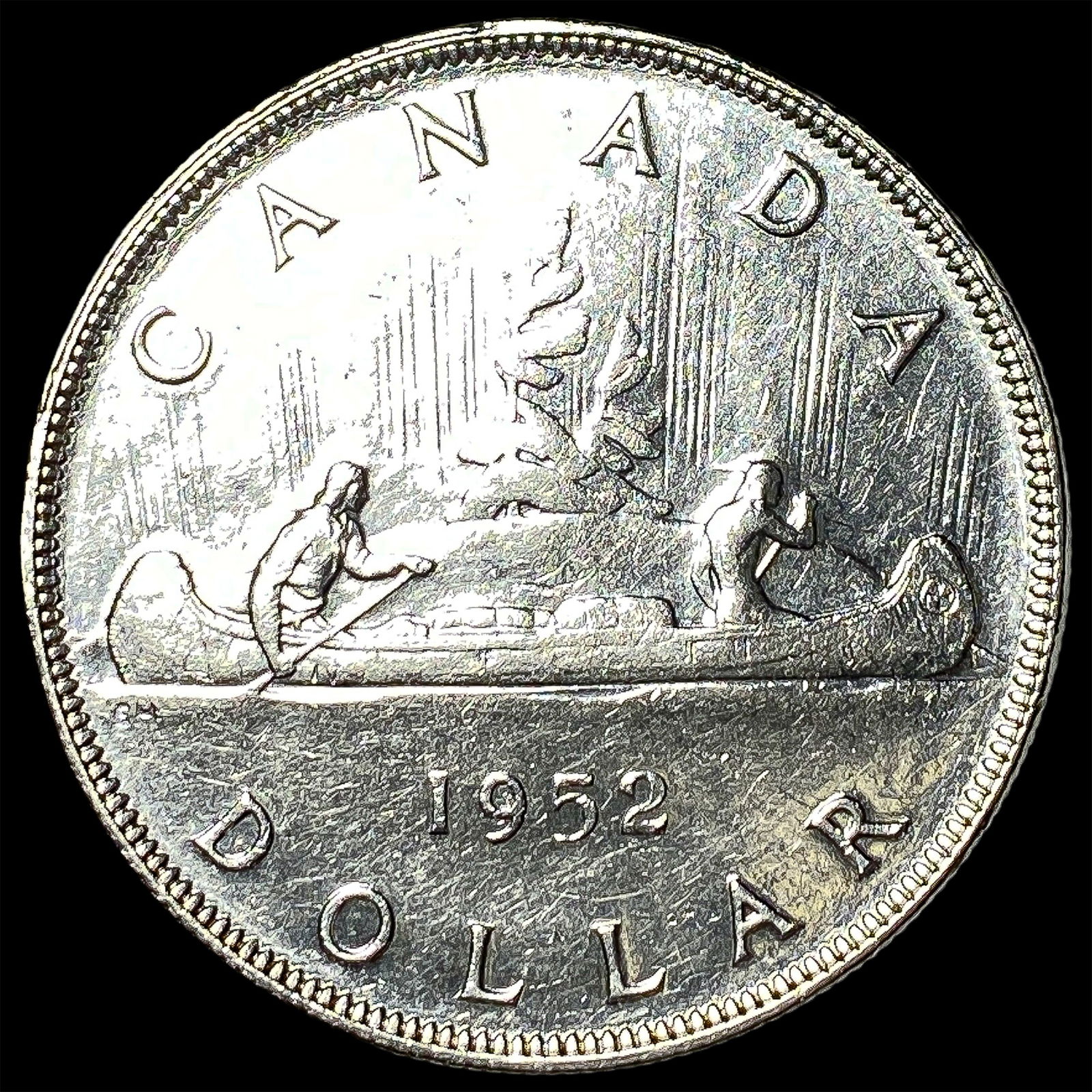 1952 Canada Silver Dollar UNCIRCULATED - 2