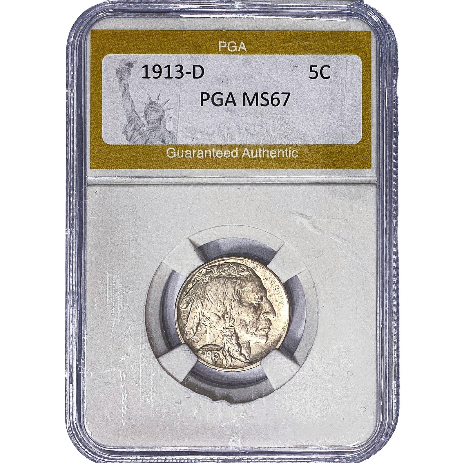 1913-D Buffalo Nickel PGA MS67 (1 of 2)