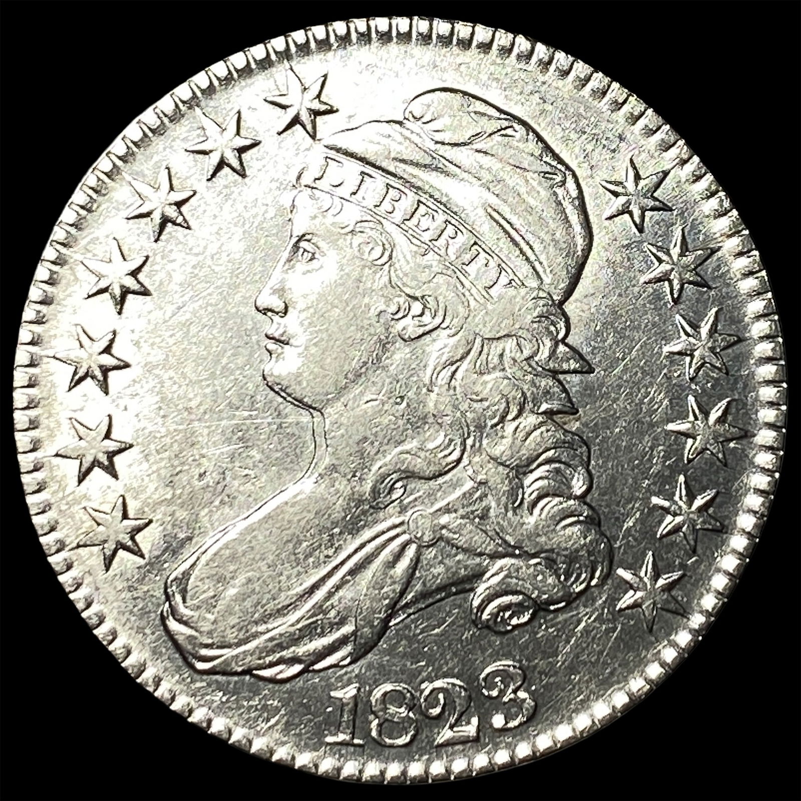 1823 Capped Bust Half Dollar UNCIRCULATED (1 of 2)