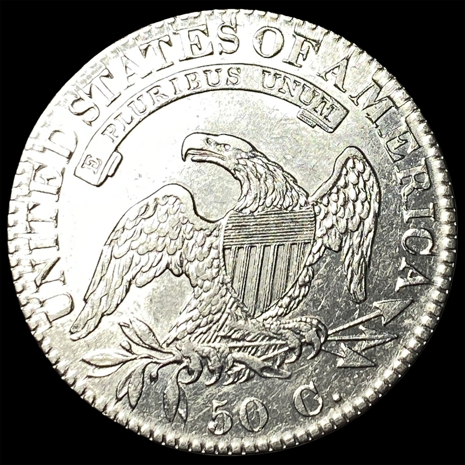1823 Capped Bust Half Dollar UNCIRCULATED - 2