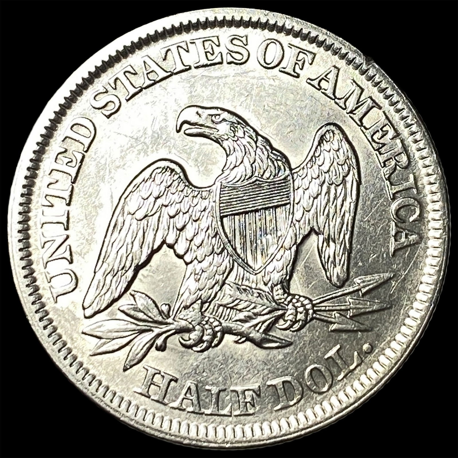 1854 Arrows Silver Half Dollar UNCIRCULATED - 2