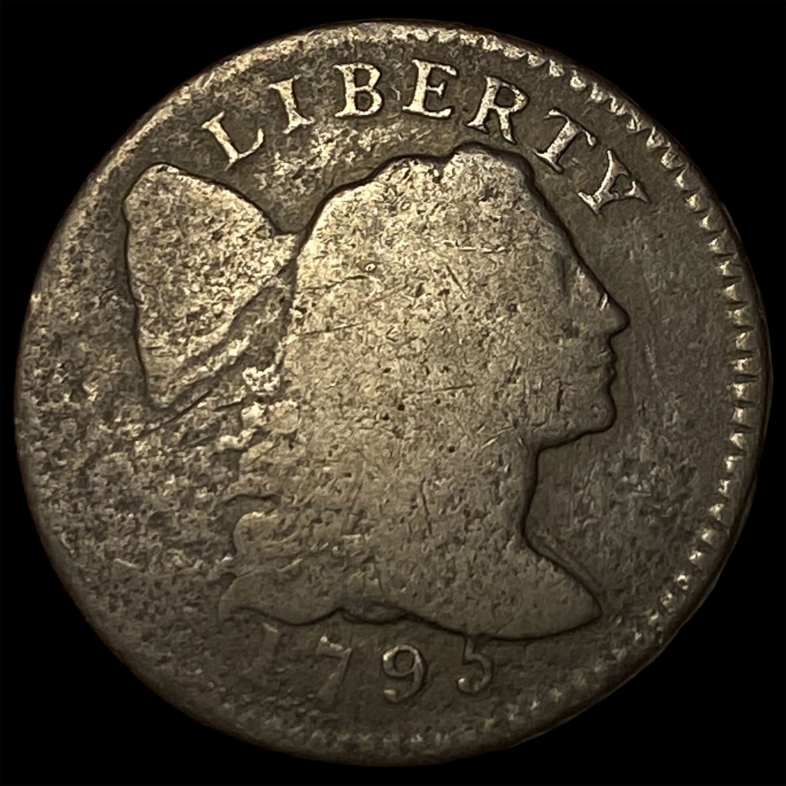 1793 Flowing Hair Large Cent LIGHTLY CIRCULATED: 1793 Flowing Hair Large Cent LIGHTLY CIRCULATED