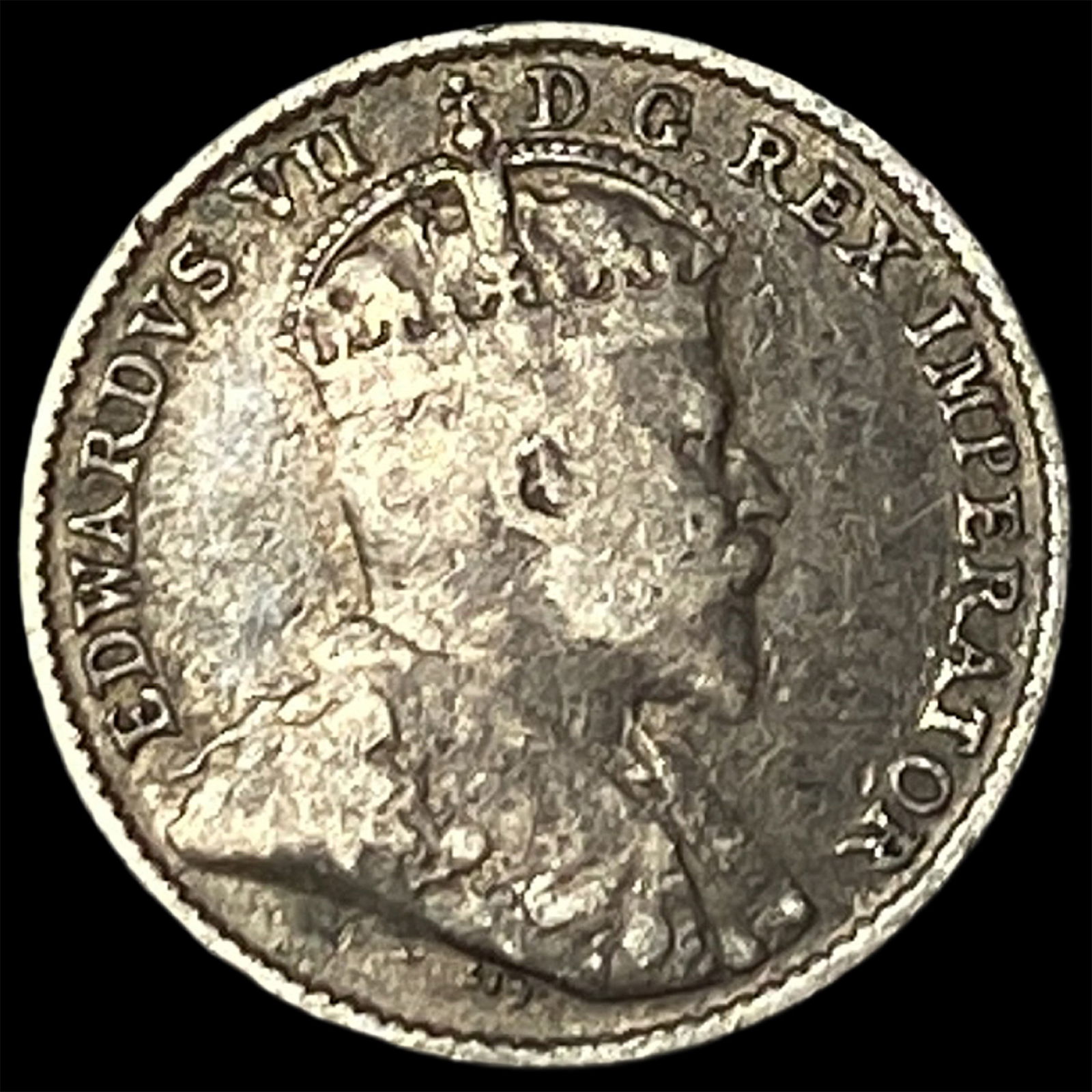 1909 Canada Silver 5 Cents ABOUT UNCIRCULATED: 1909 Canada Silver 5 Cents ABOUT UNCIRCULATED