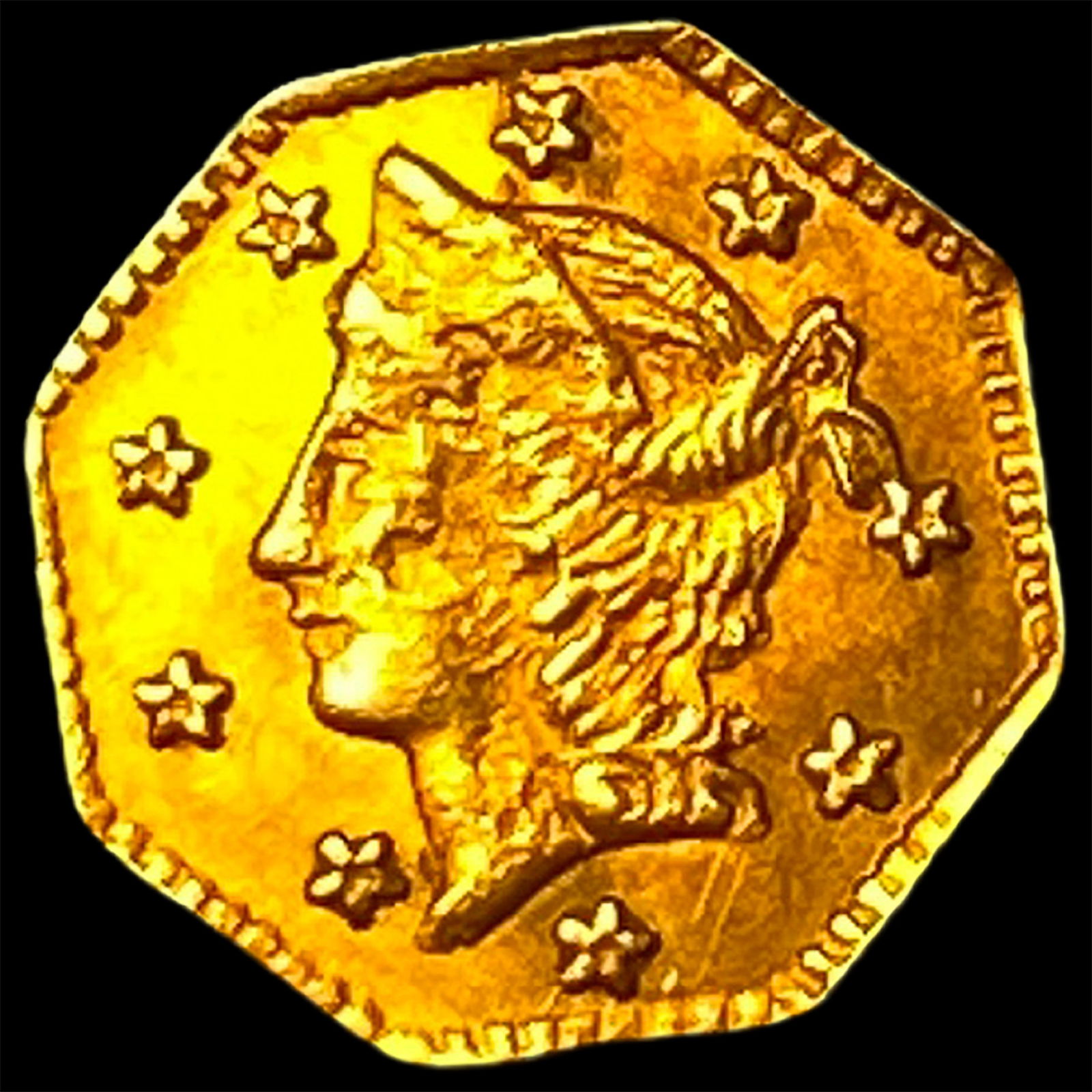 1857 Gold 1/4 Dollar California Fractional HIGH GRADE: 1857 Gold 1/4 Dollar California Fractional HIGH GRADE