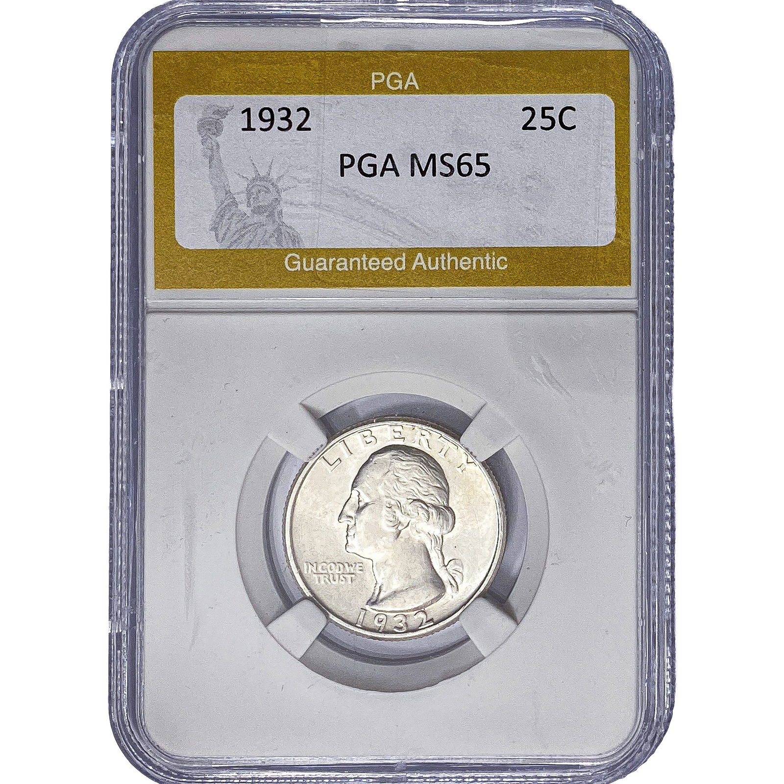 1932 Washington Silver Quarter PGA MS65: 1932 Washington Silver Quarter PGA MS65