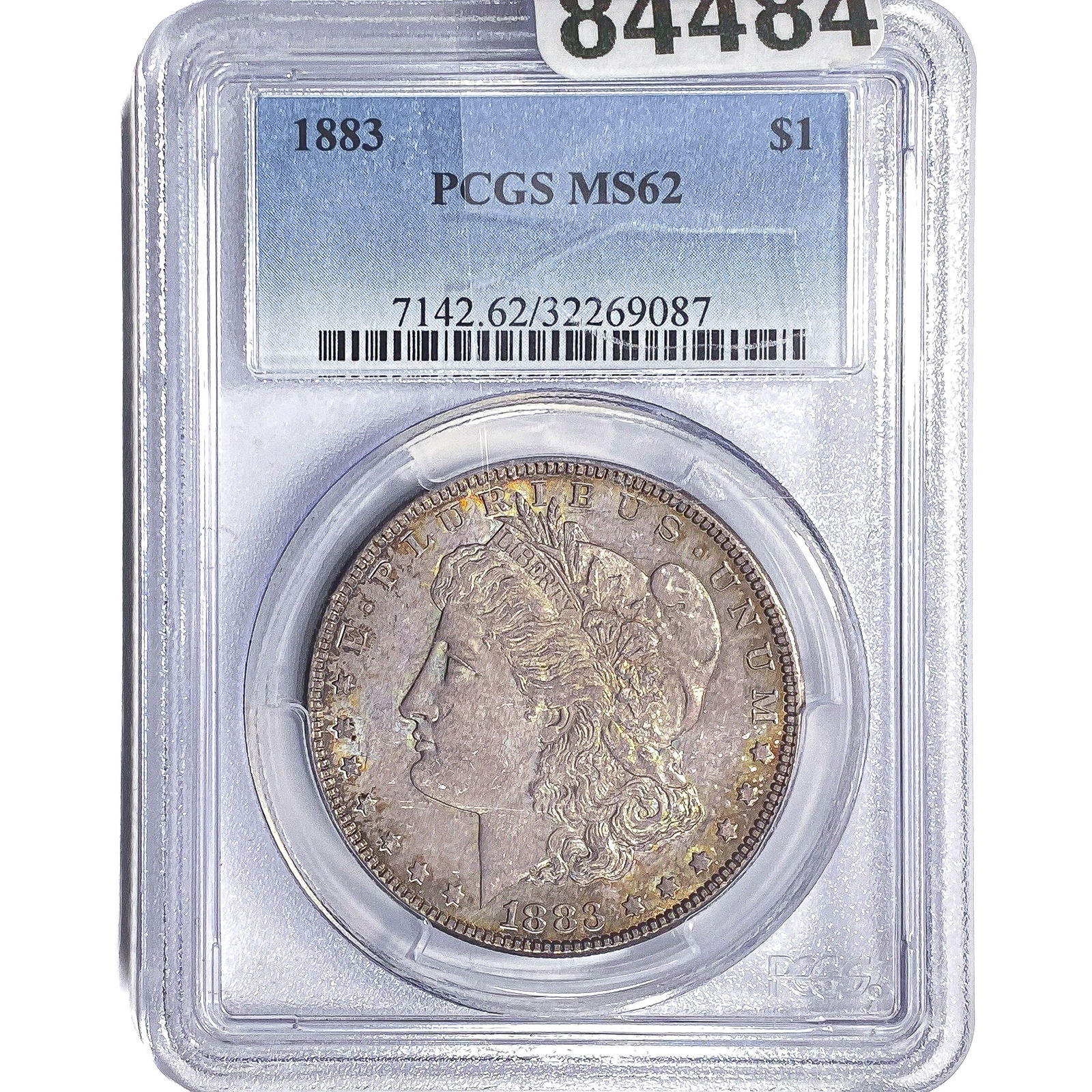 1883 Morgan Silver Dollar PCGS MS62: 1883 Morgan Silver Dollar PCGS MS62