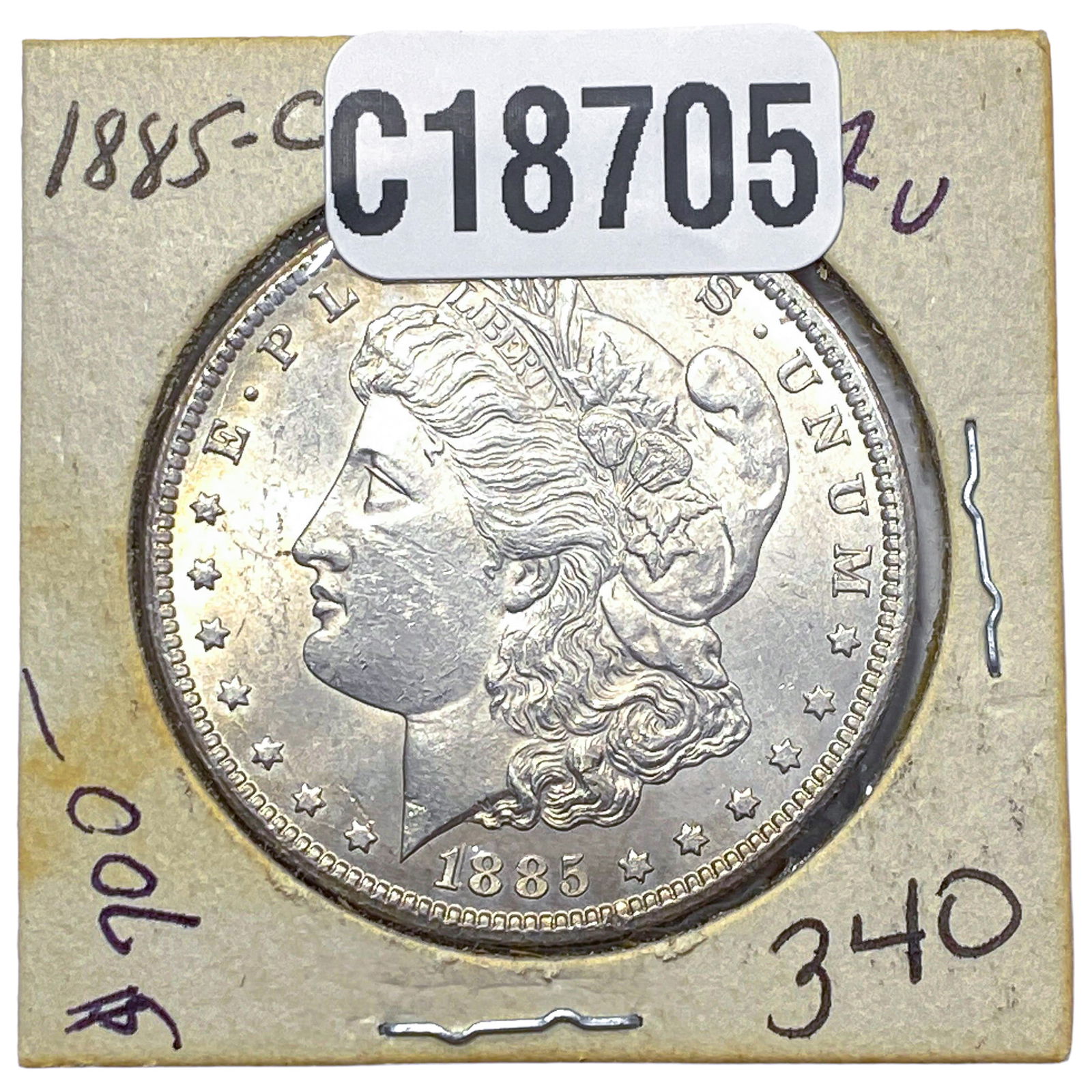 1885-CC Morgan Silver Dollar (1 of 2)