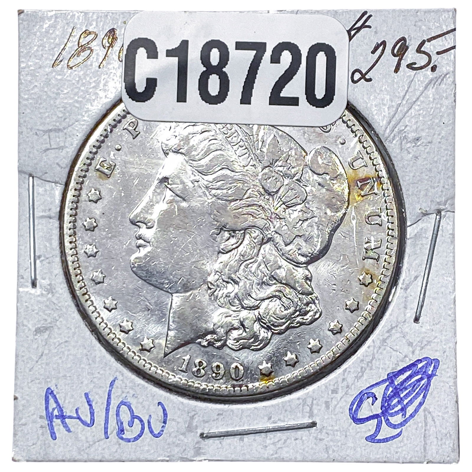 1890-CC Morgan Silver Dollar: 1890-CC Morgan Silver Dollar