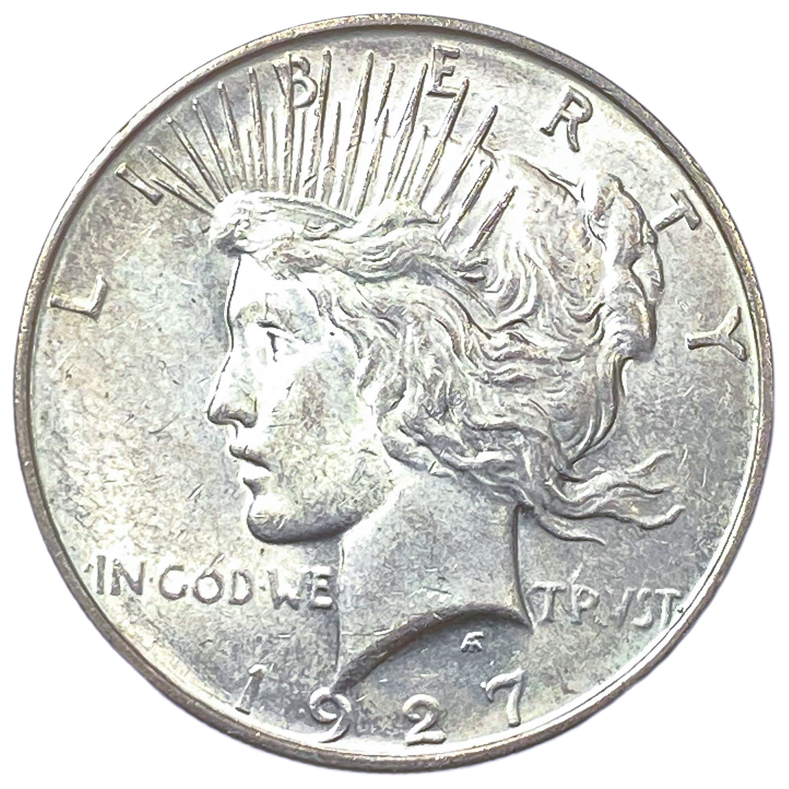 1927-D Silver Peace Dollar (1 of 2)