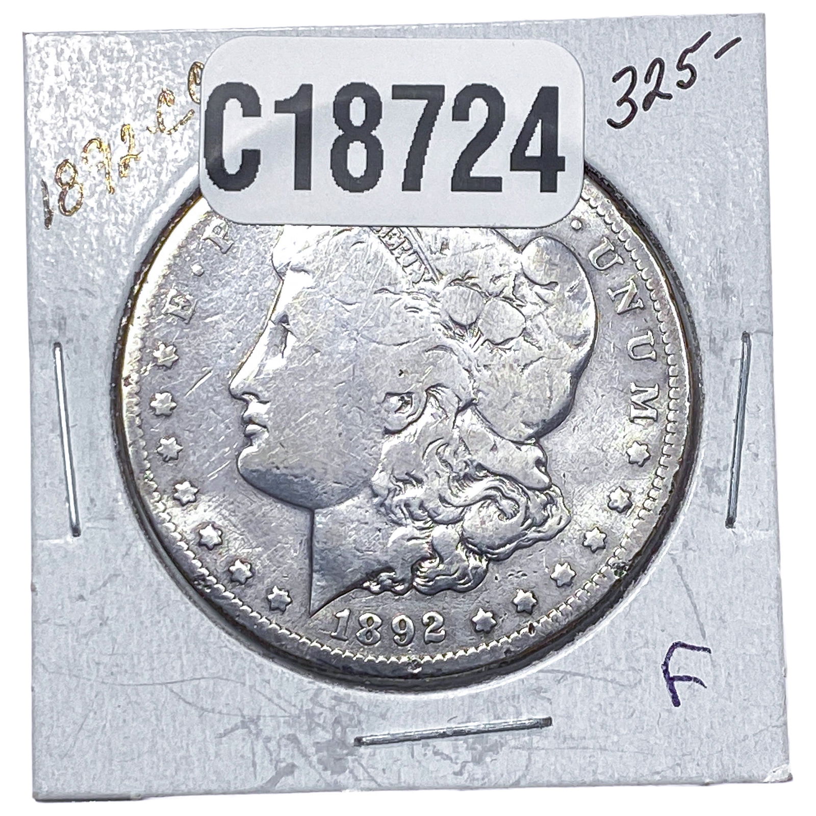 1892-CC Morgan Silver Dollar: 1892-CC Morgan Silver Dollar
