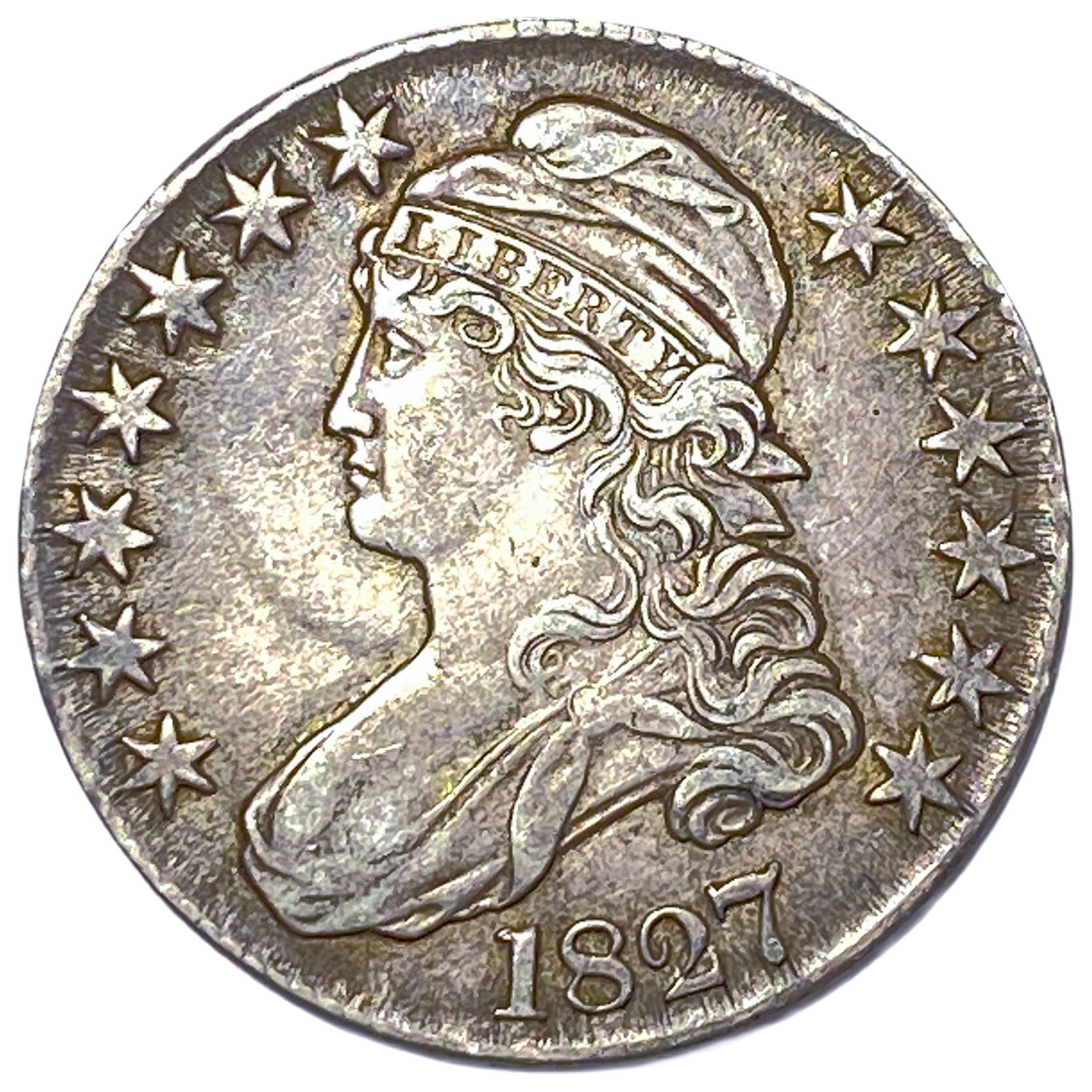 1827 Capped Bust Half Dollar (1 of 2)