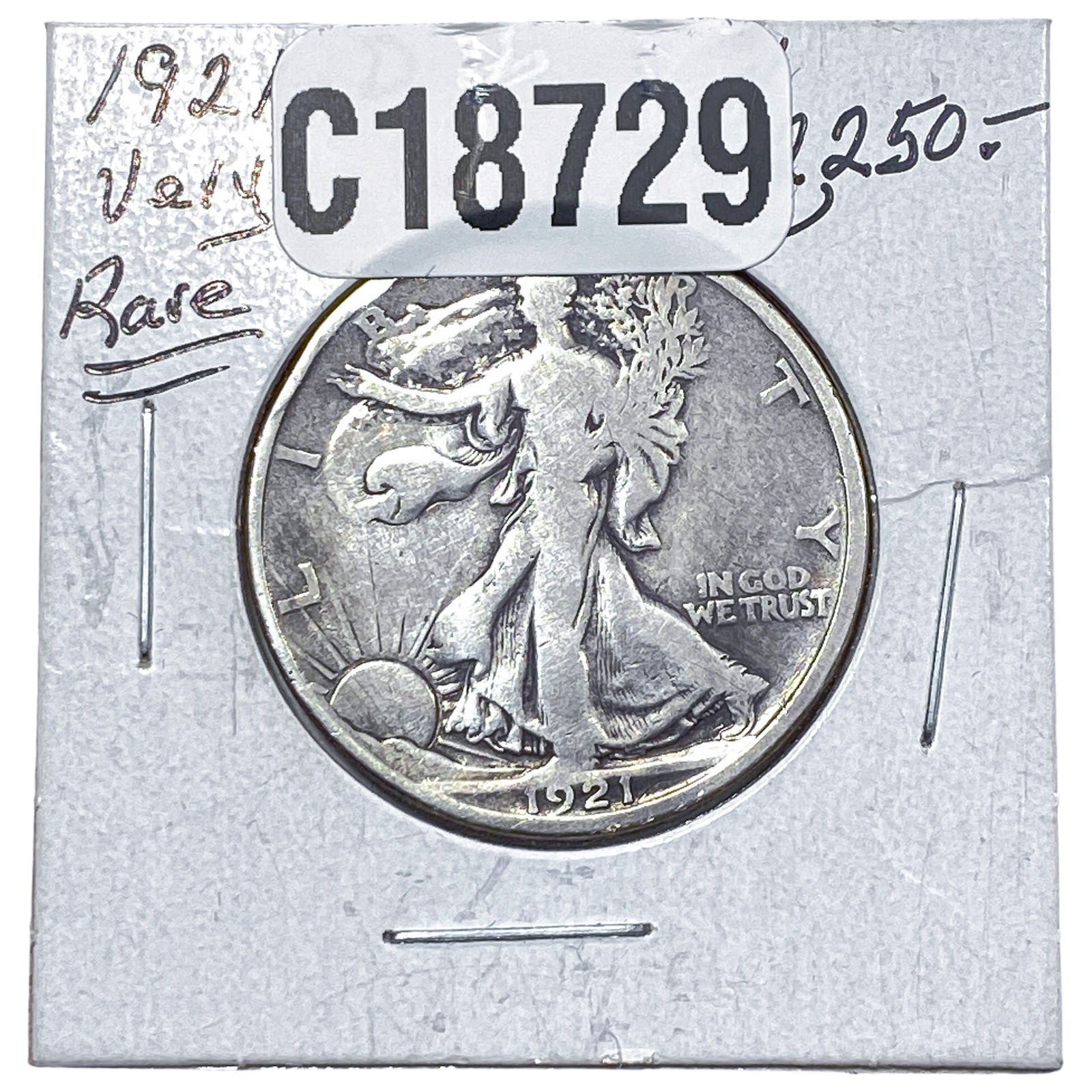 1921-D Walking Liberty Half Dollar (1 of 2)