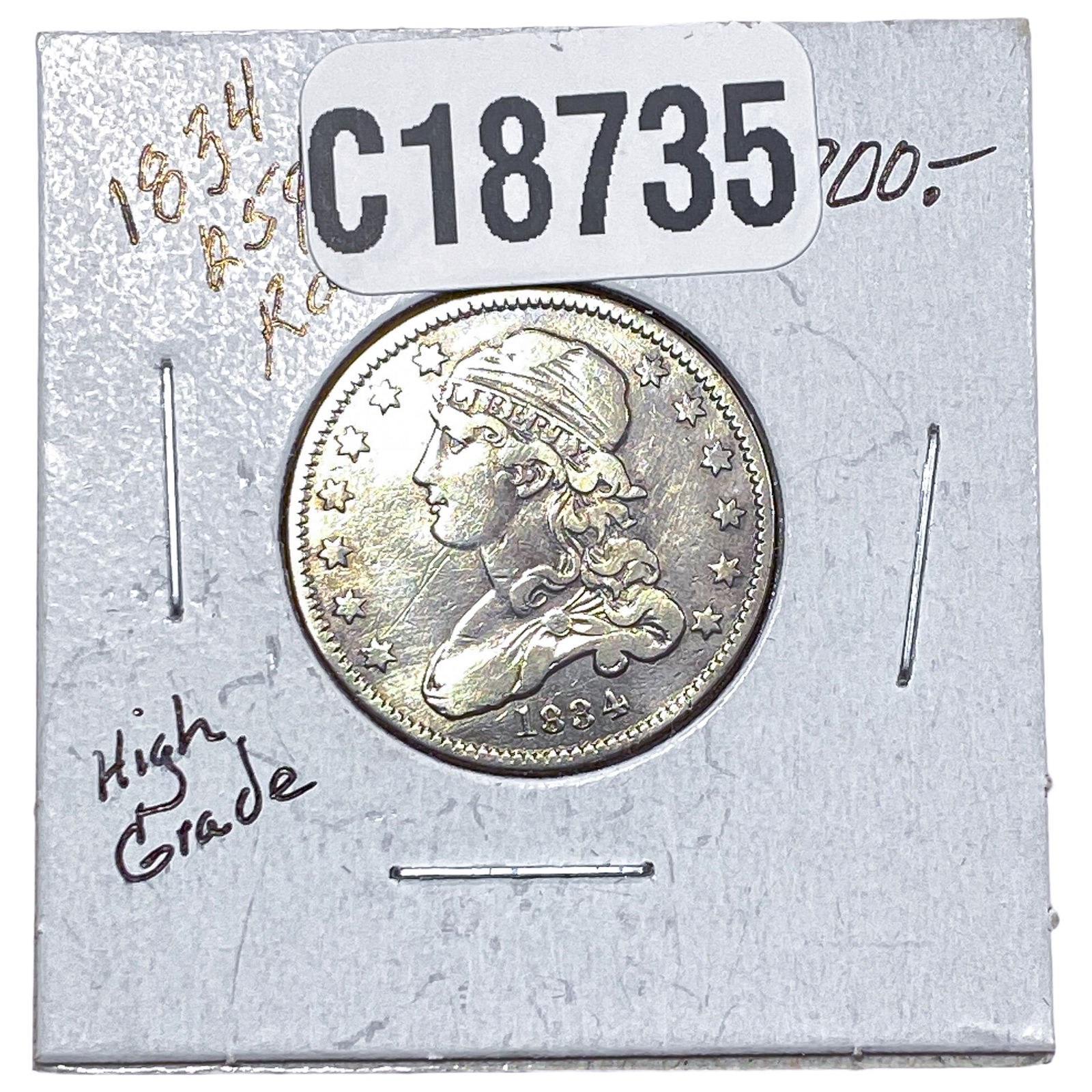 1834 Capped Bust Quarter: 1834 Capped Bust Quarter