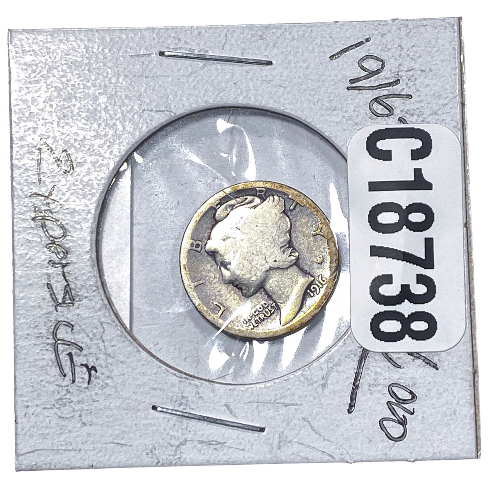 1916-D Mercury Silver Dime: 1916-D Mercury Silver Dime