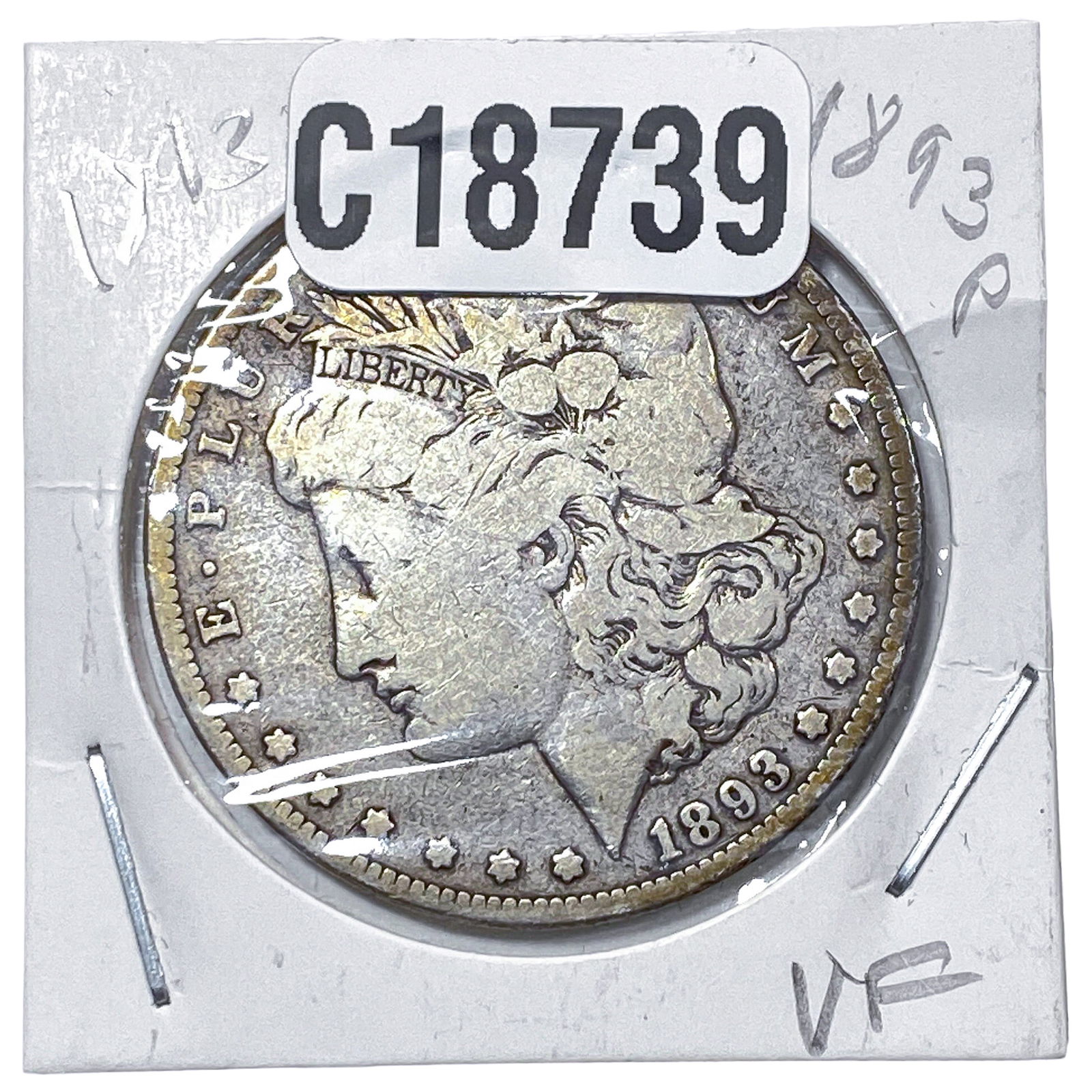 1893 Morgan Silver Dollar (1 of 2)