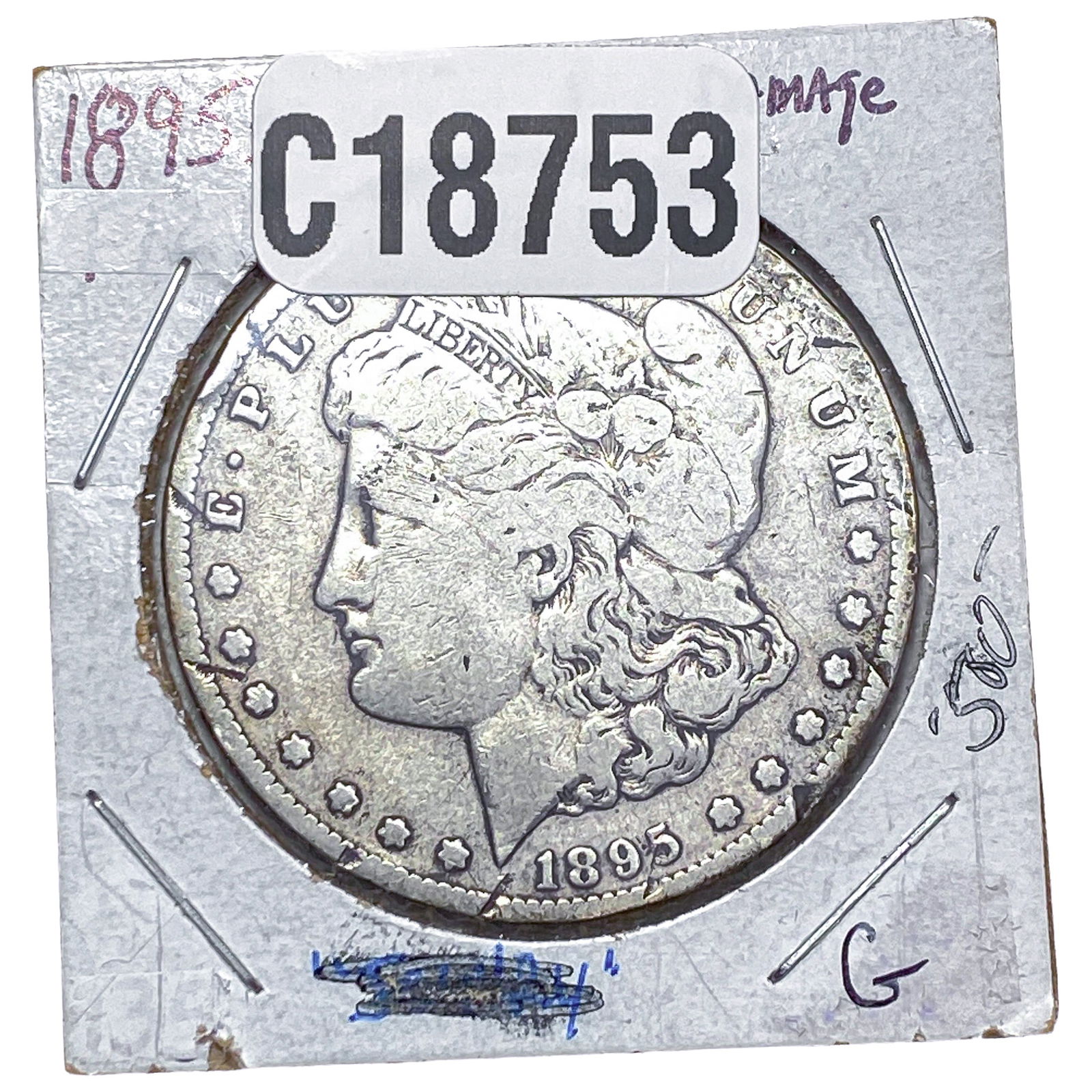 1895-S Morgan Silver Dollar: 1895-S Morgan Silver Dollar