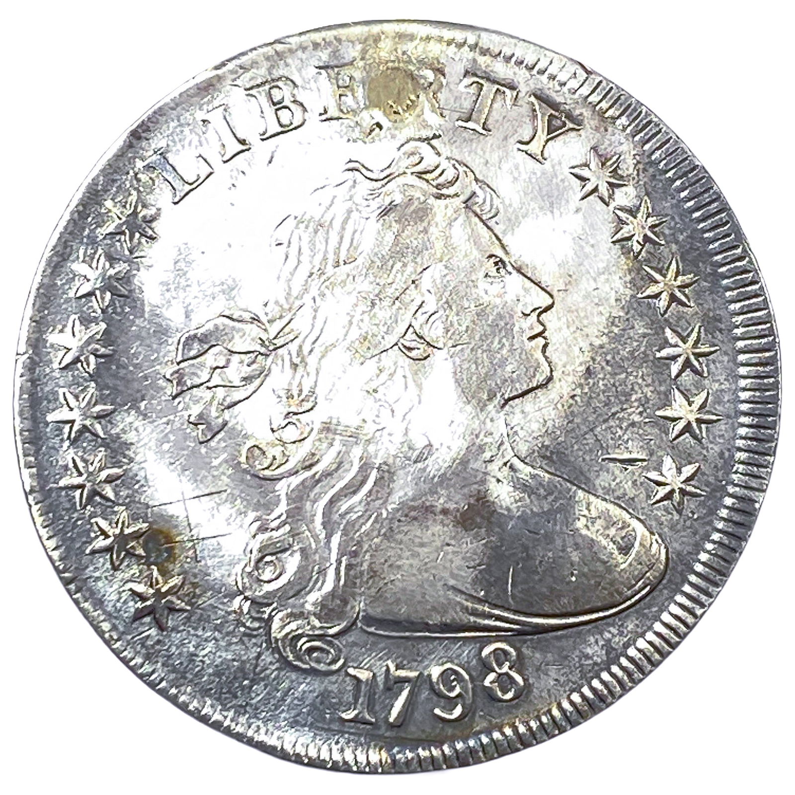 1798 Flowing Hair Dollar: 1798 Flowing Hair Dollar