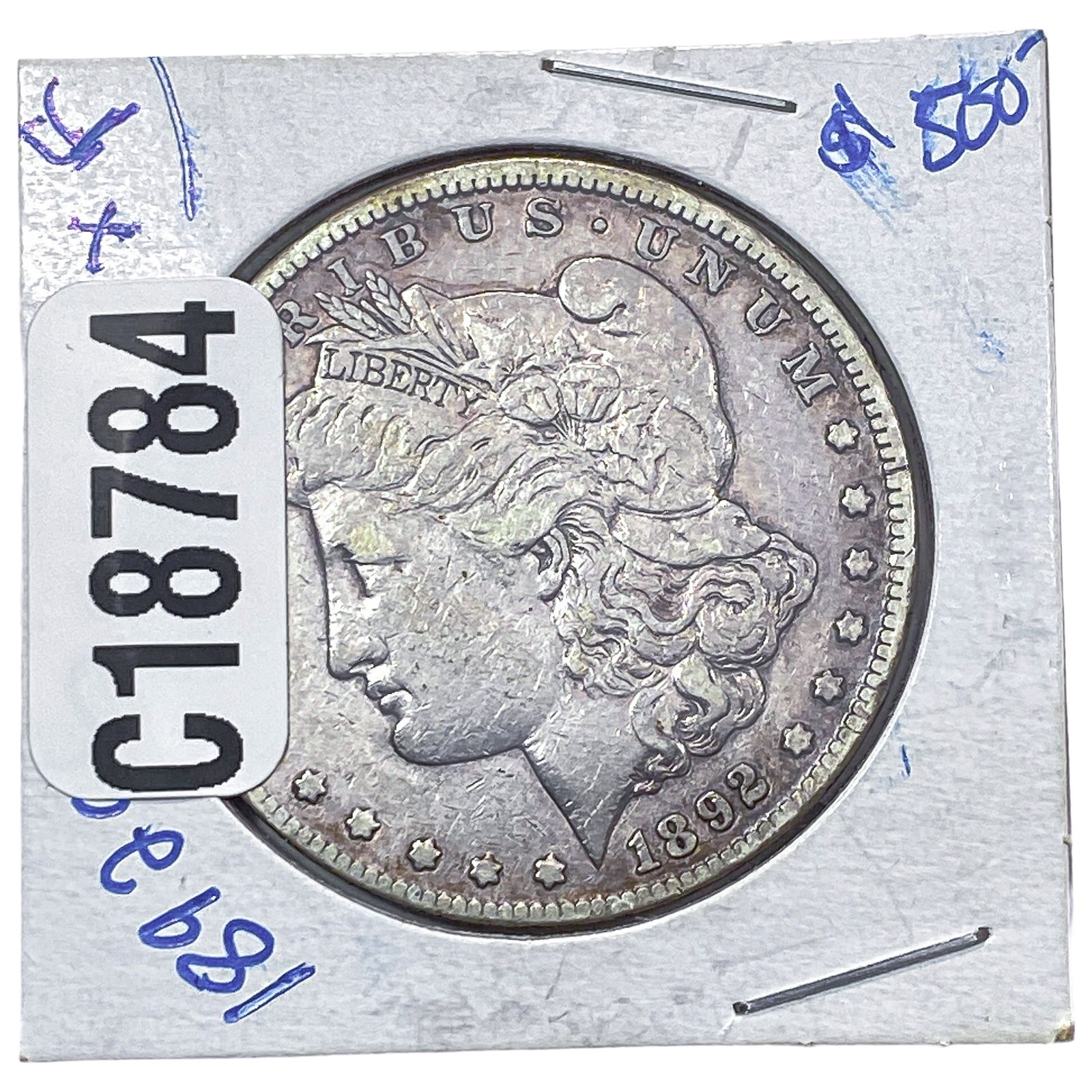 1892-CC Morgan Silver Dollar: 1892-CC Morgan Silver Dollar