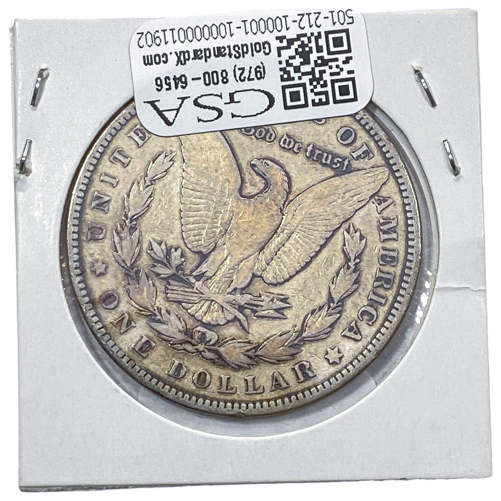 1893 Morgan Silver Dollar - 2