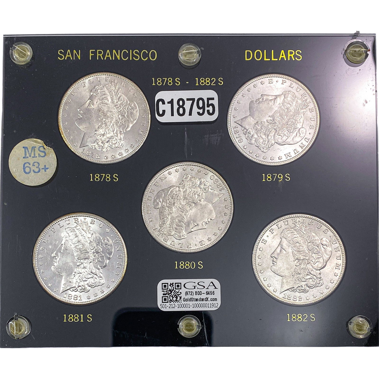 1878-1882 Morgan Silver Dollar (1 of 2)