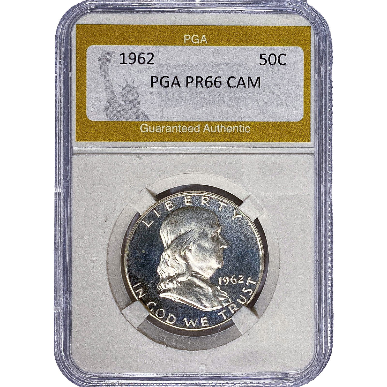 1962 Franklin Half Dollar PGA PR66 CAM (1 of 2)