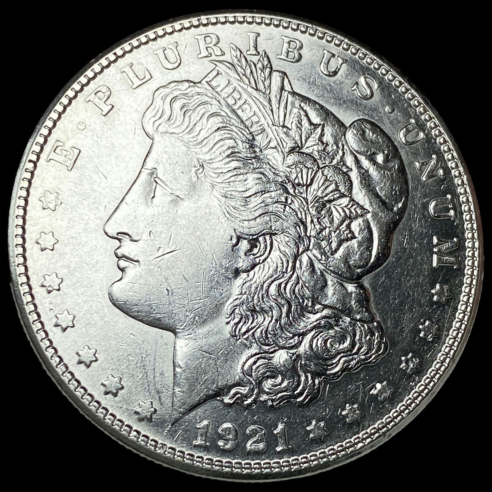 1921-S Silver Morgan Dollar CLOSELY UNCIRCULATED (1 of 2)
