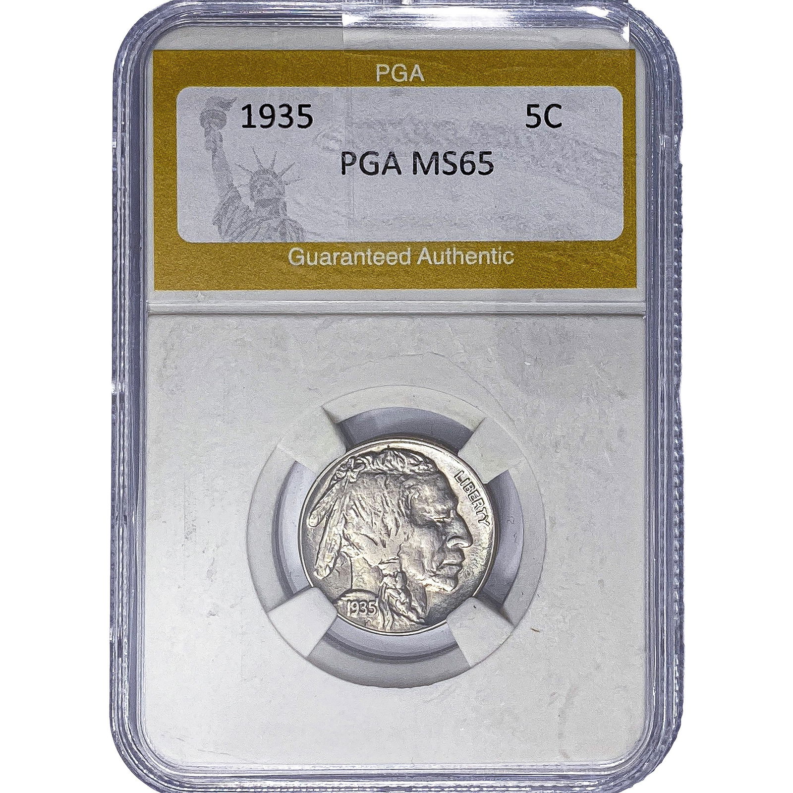 1935 Buffalo Nickel PGA MS65 (1 of 2)