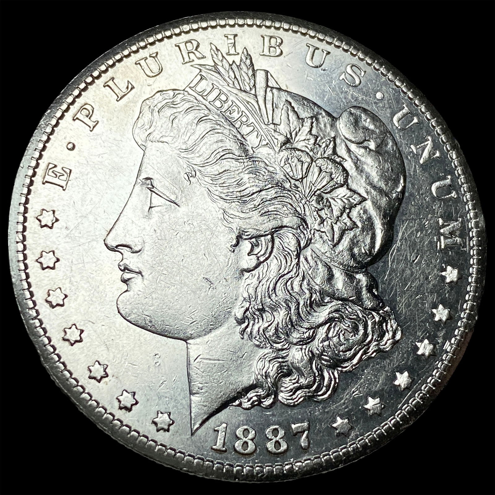 1887-S Morgan Silver Dollar CHOICE AU (1 of 2)