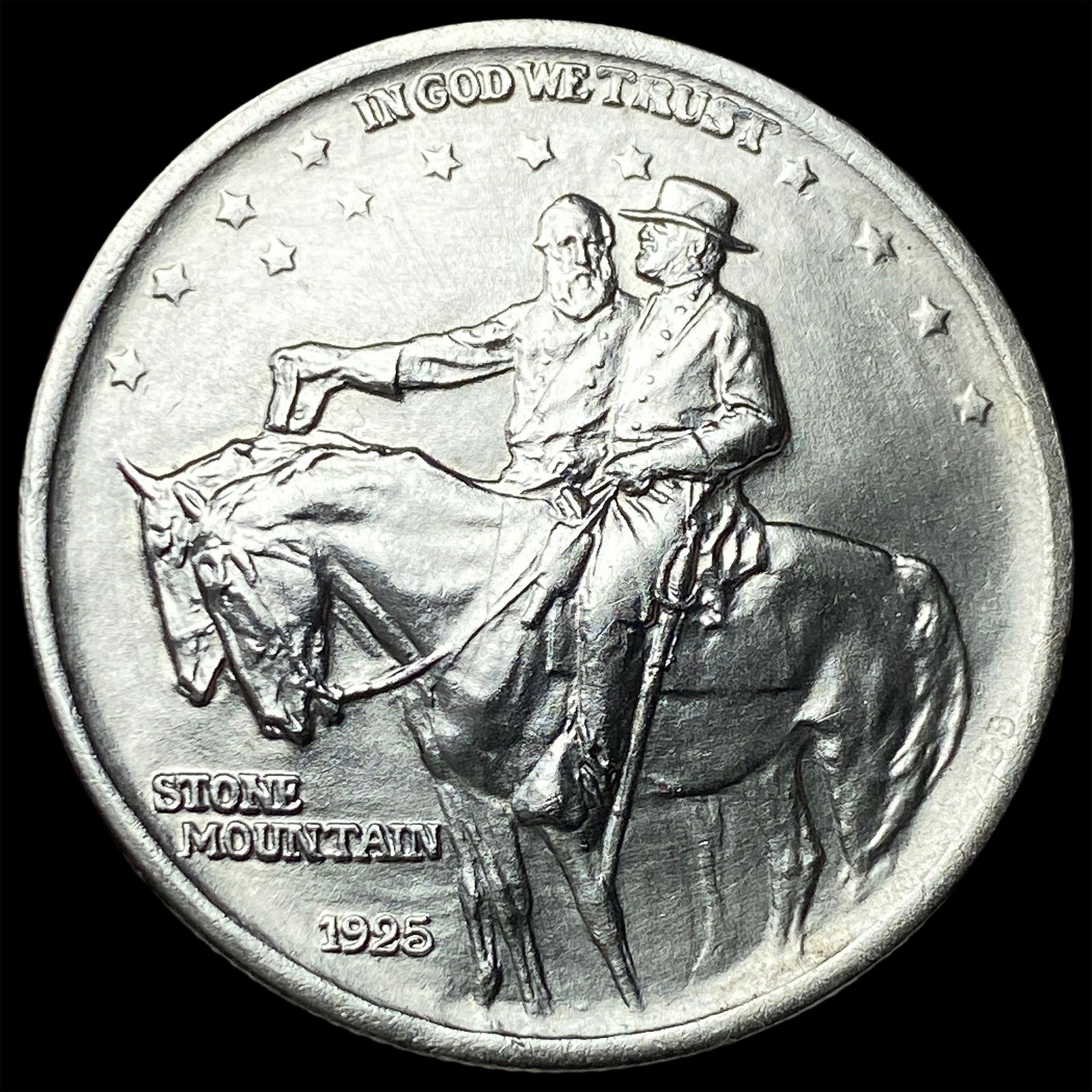 1925 Silver Half Dollar Stone Mountain CLOSELY UNCIRCULATED (1 of 2)