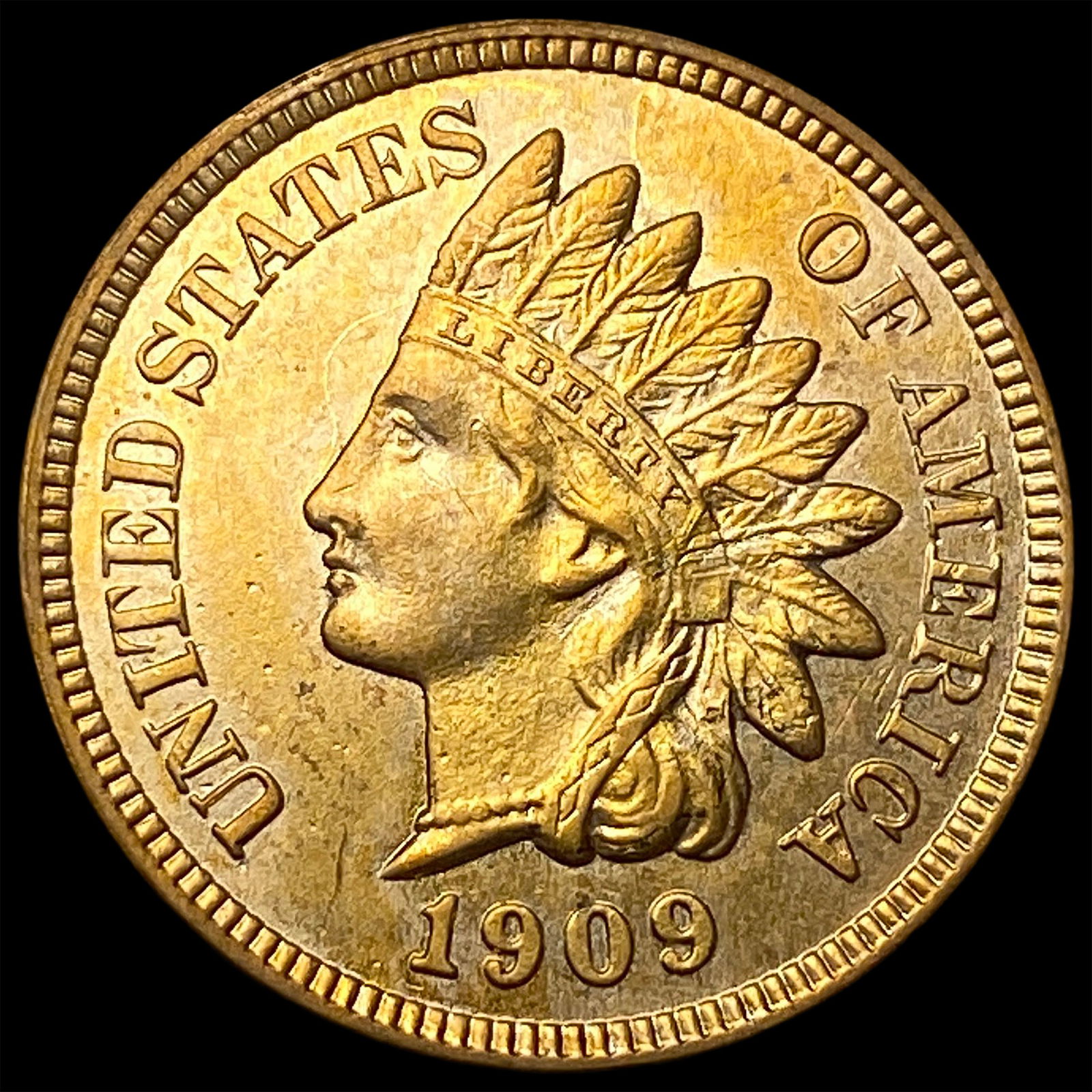 1909 RD Indian Head Cent UNCIRCULATED (1 of 2)