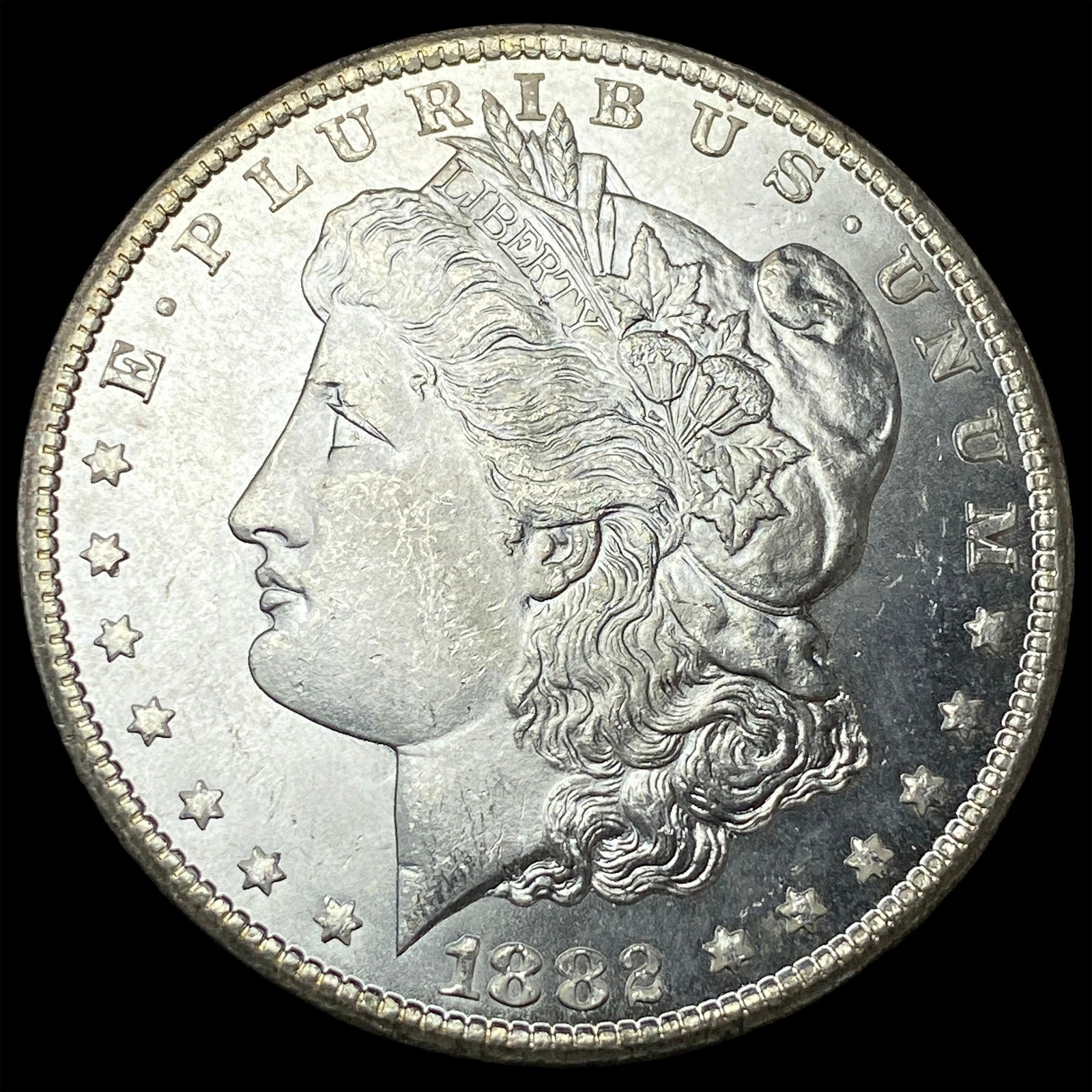 1882-CC Silver Morgan Dollar CHOICE BU (1 of 2)